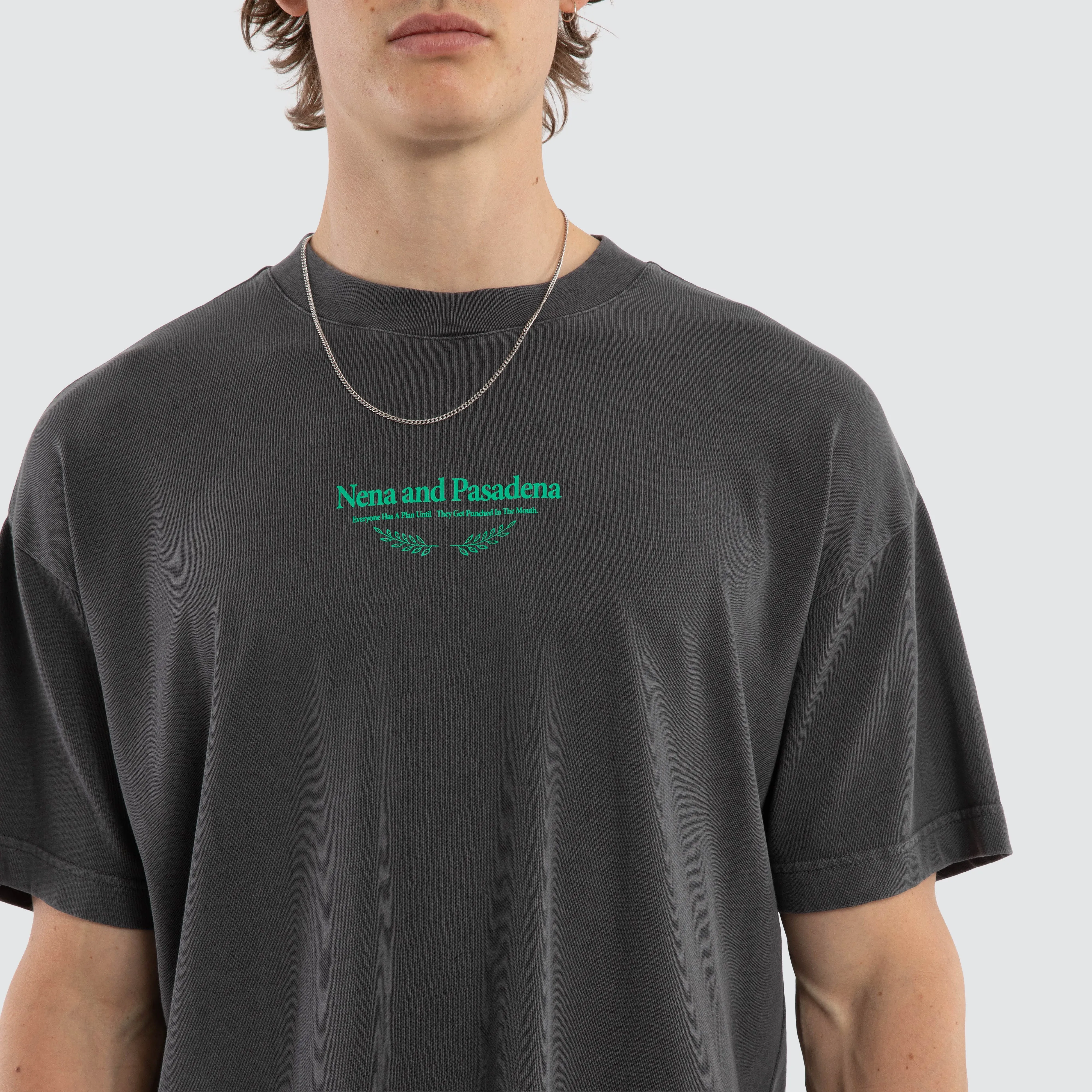 Stadium Raptor Tee Pigment Asphalt sold by Nena and Pasadena product image thumbnail 3