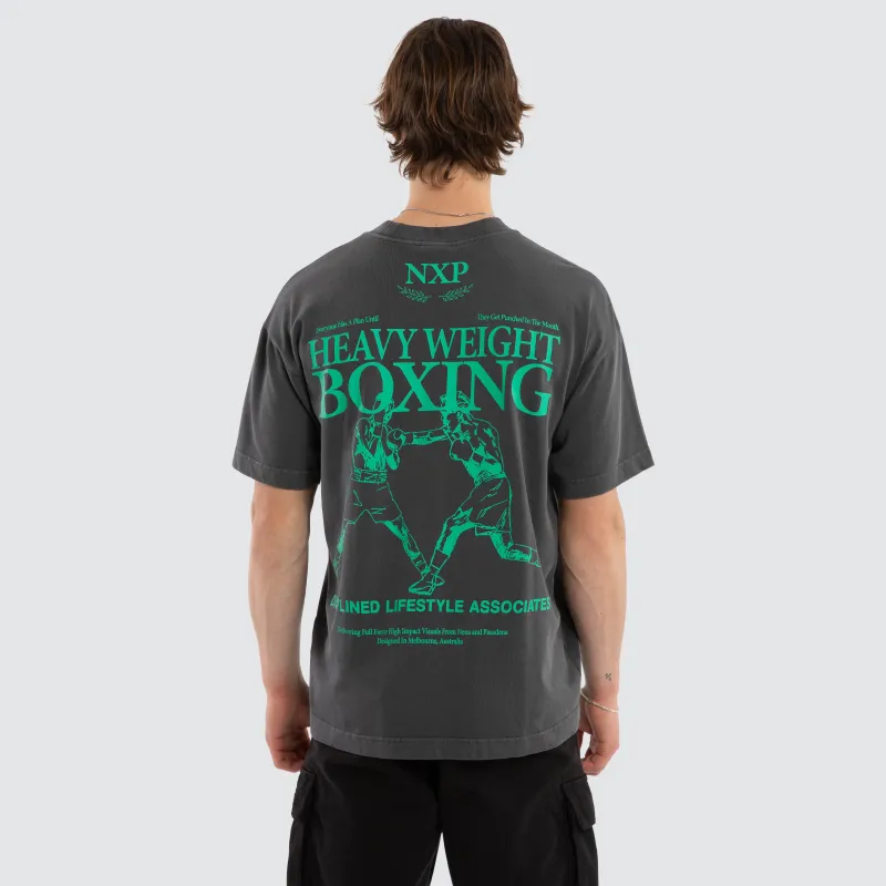 Stadium Raptor Tee Pigment Asphalt sold by Nena and Pasadena