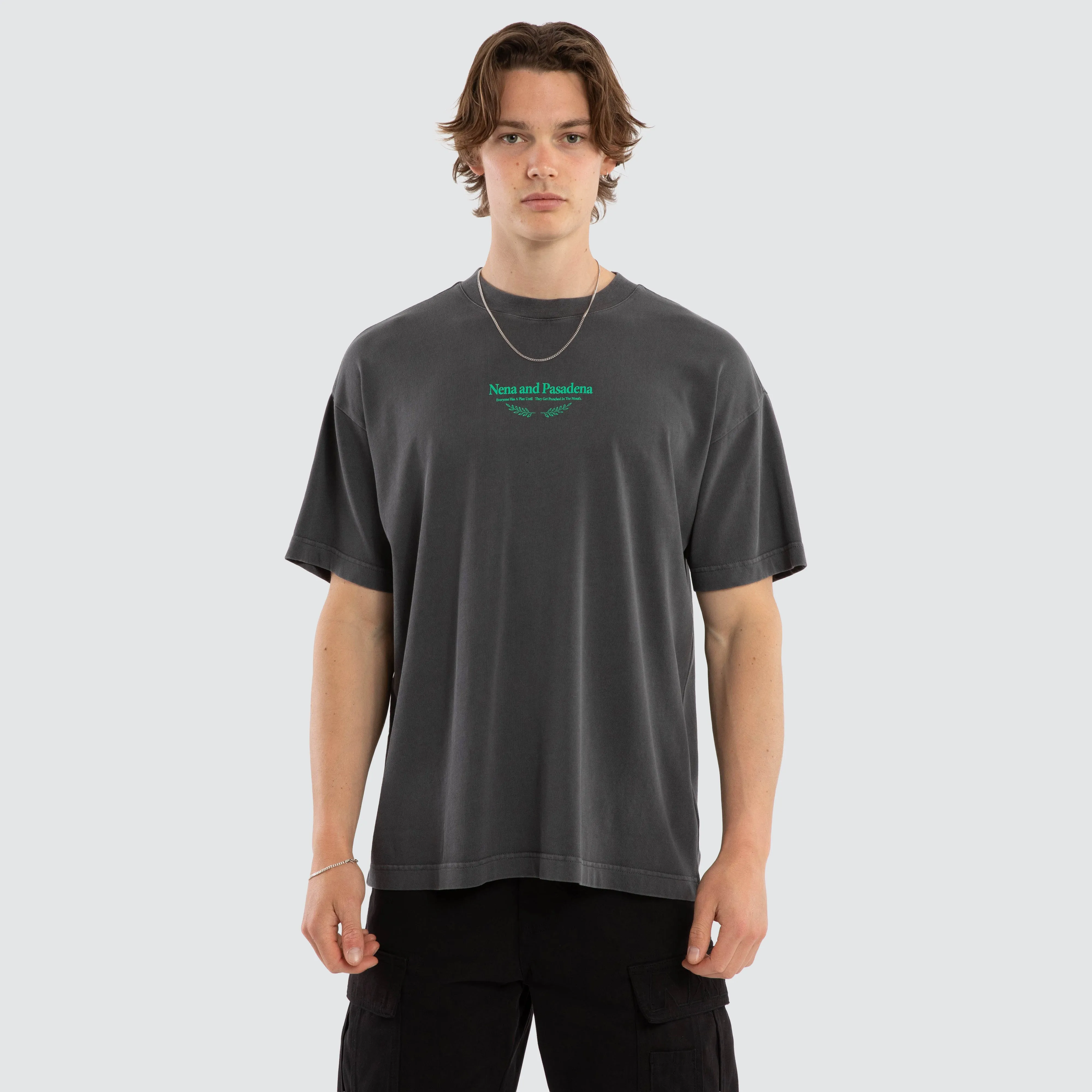 Stadium Raptor Tee Pigment Asphalt sold by Nena and Pasadena product image thumbnail 2