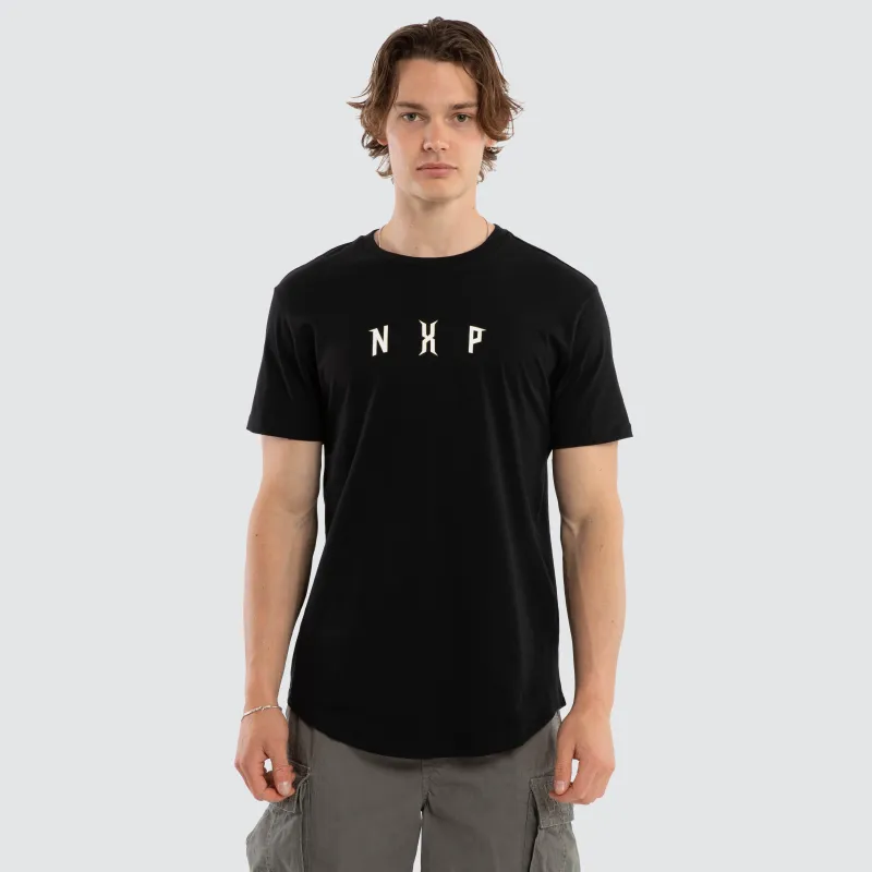 Dominate Dual Curved Tee Jet Black sold by Nena and Pasadena