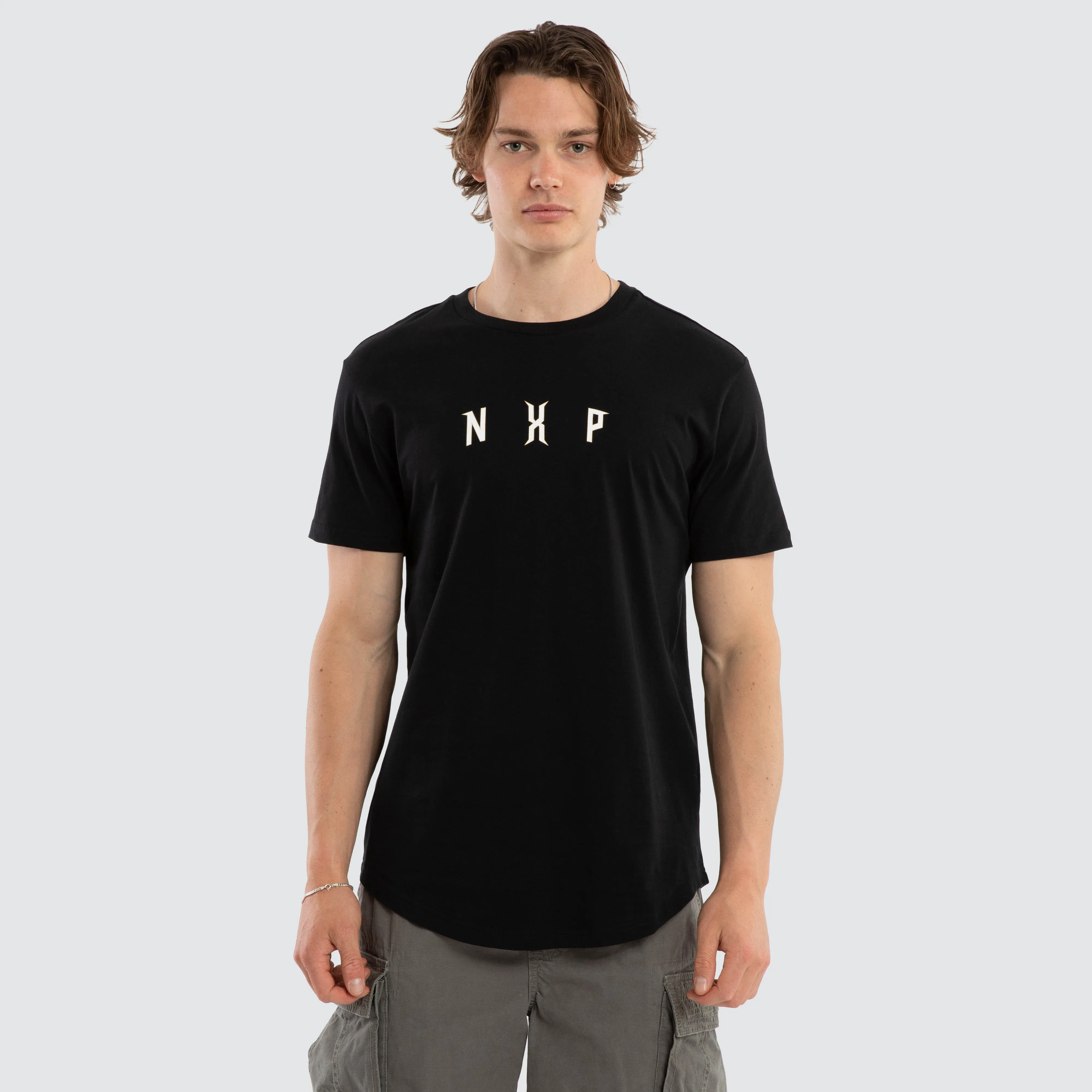 Dominate Dual Curved Tee Jet Black sold by Nena and Pasadena