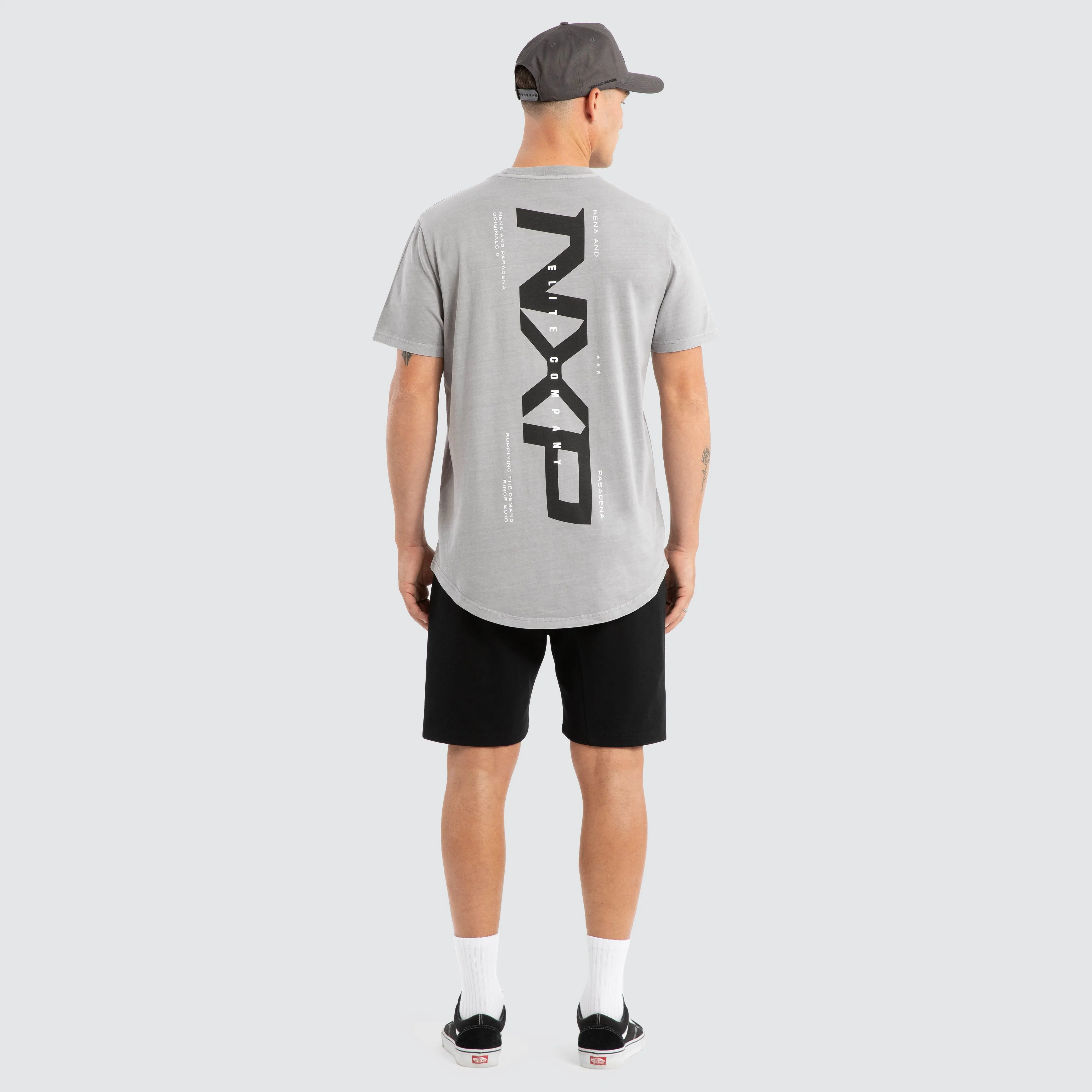 Deliberate Dual Curved Tee Pigment Alloy sold by Nena and Pasadena product image thumbnail 5