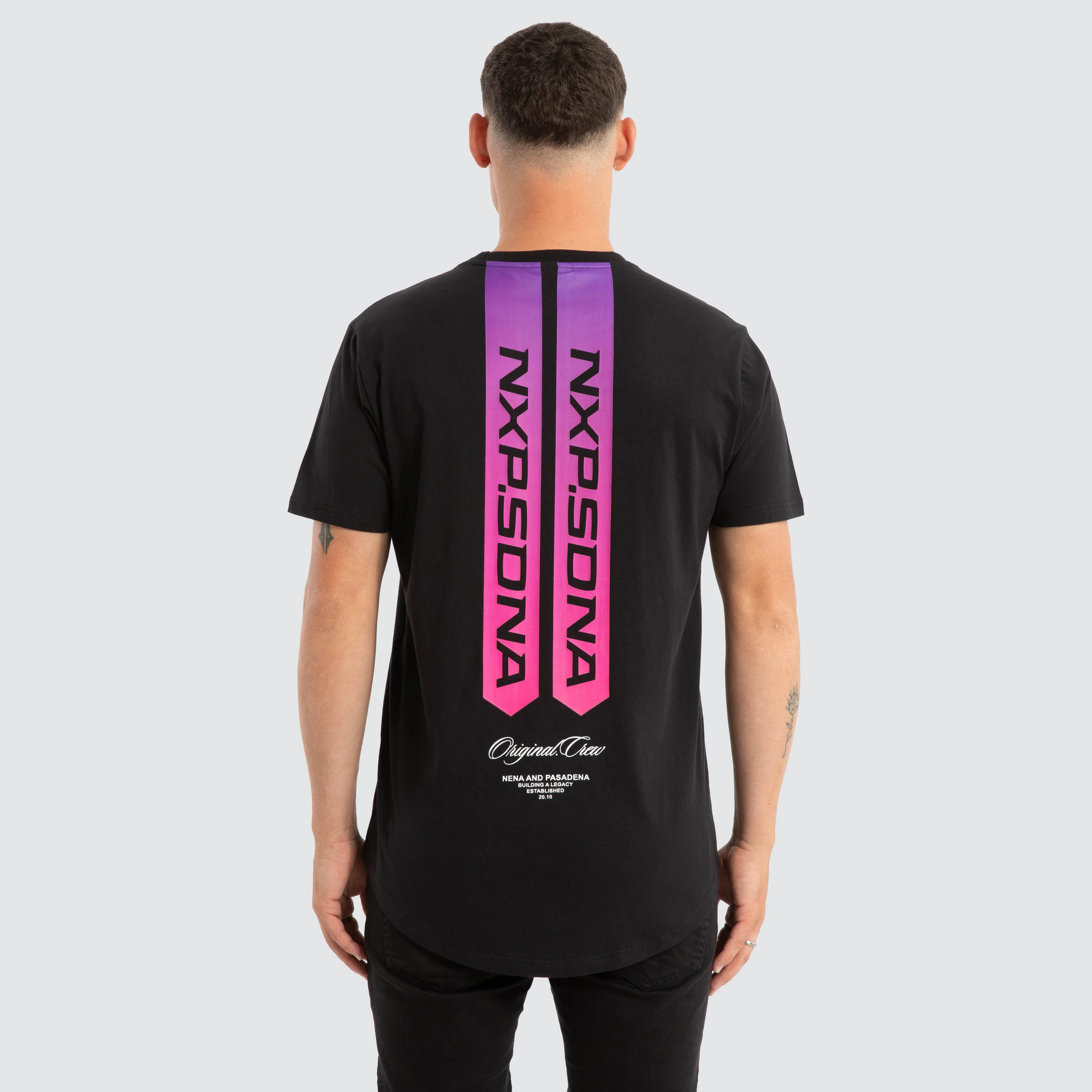 Score Dual Curved Tee Jet Black sold by Nena and Pasadena product image thumbnail 4