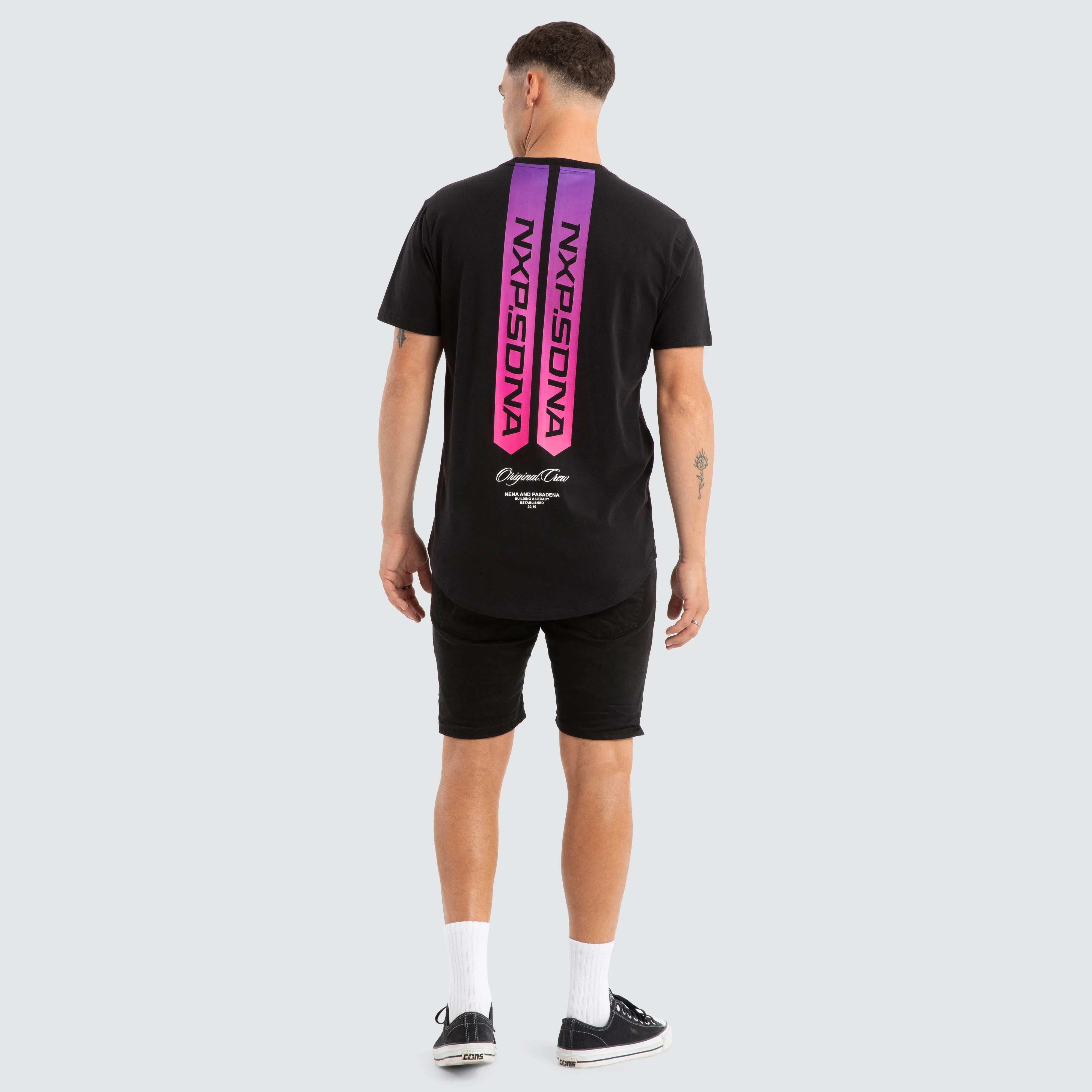 Score Dual Curved Tee Jet Black sold by Nena and Pasadena product image thumbnail 5