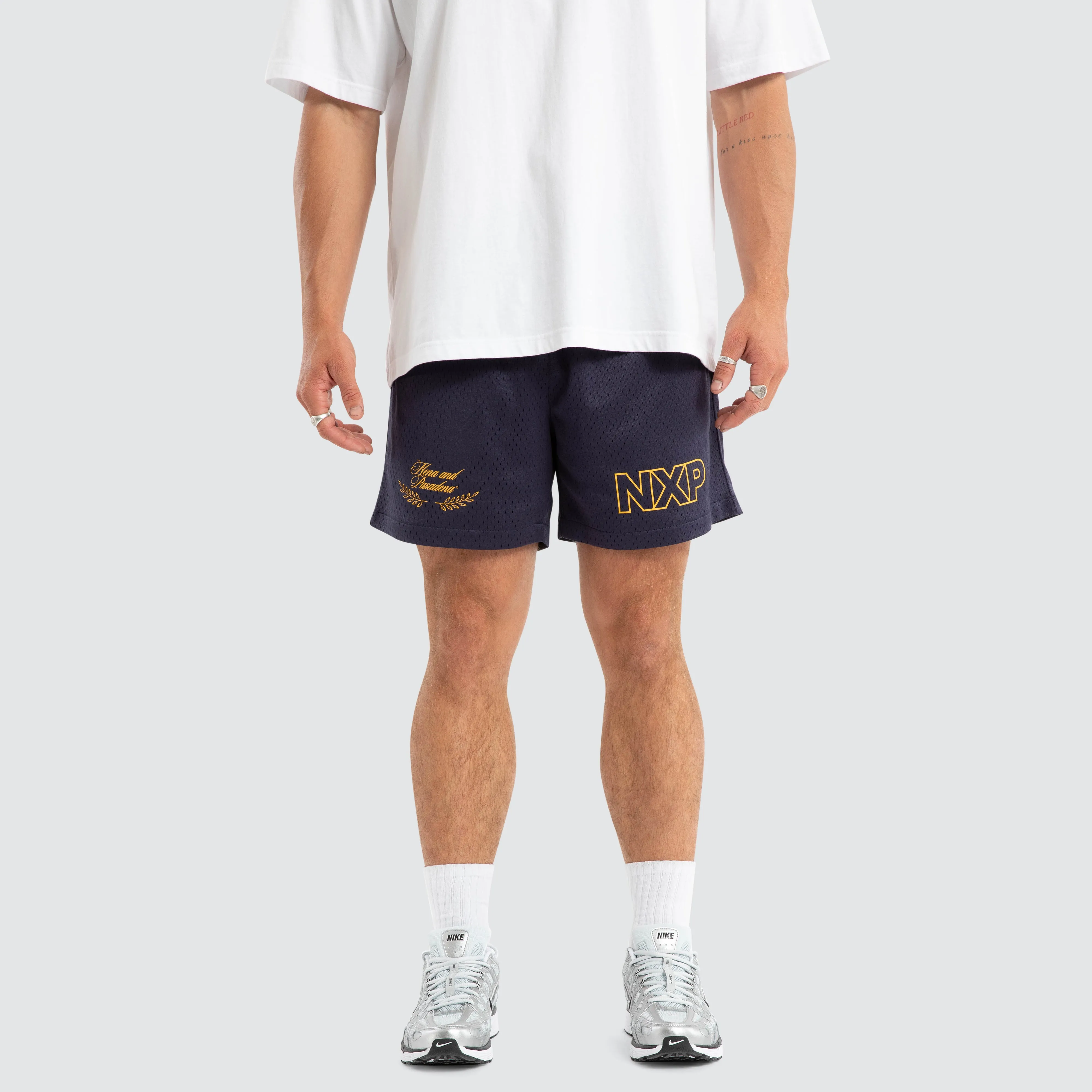 Essence Trigger Mesh Short Navy sold by Nena and Pasadena product image thumbnail 5