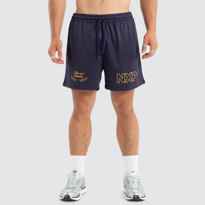 Essence Trigger Mesh Short Navy made by Nena and Pasadena