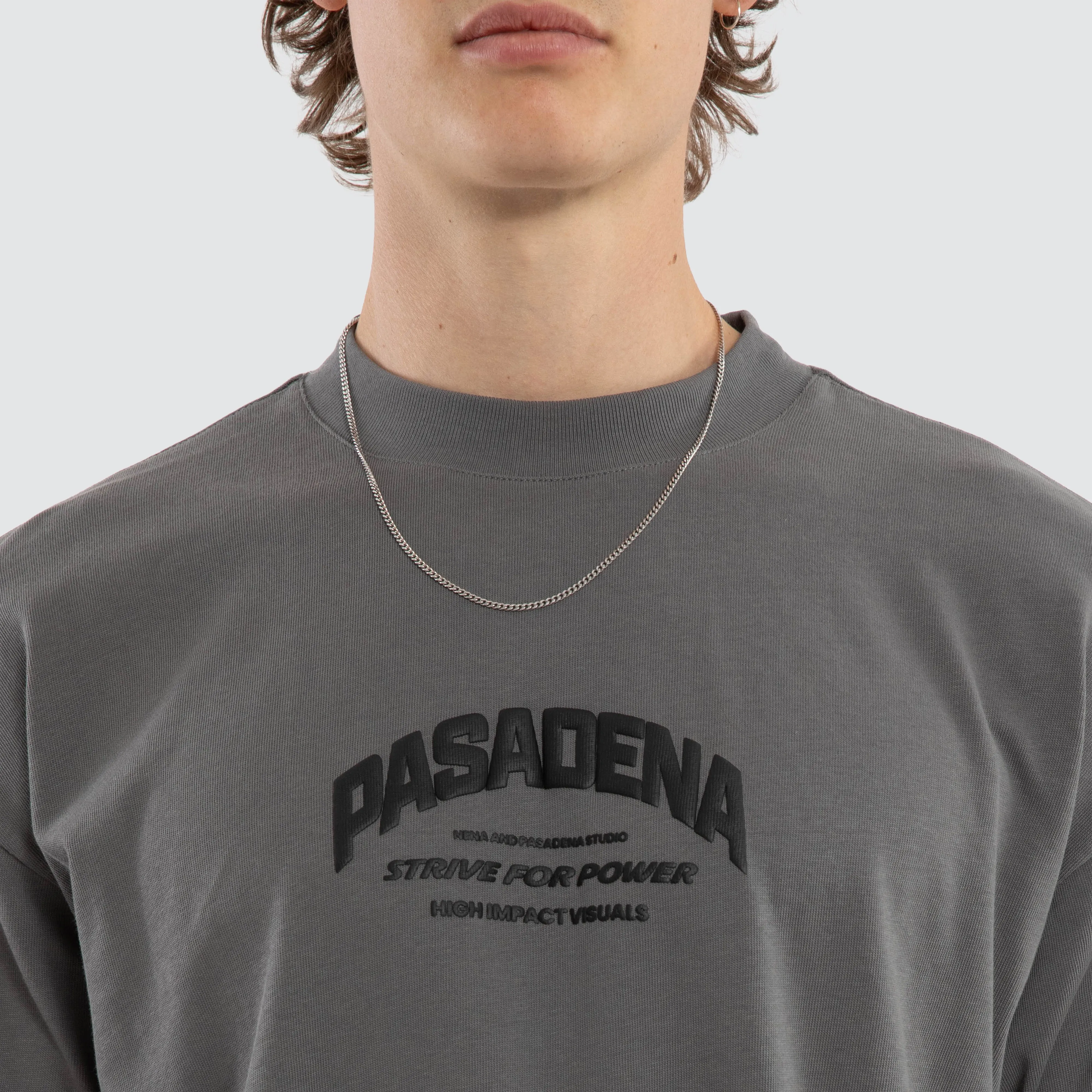 Strive Raptor Tee Charcoal sold by Nena and Pasadena product image thumbnail 3