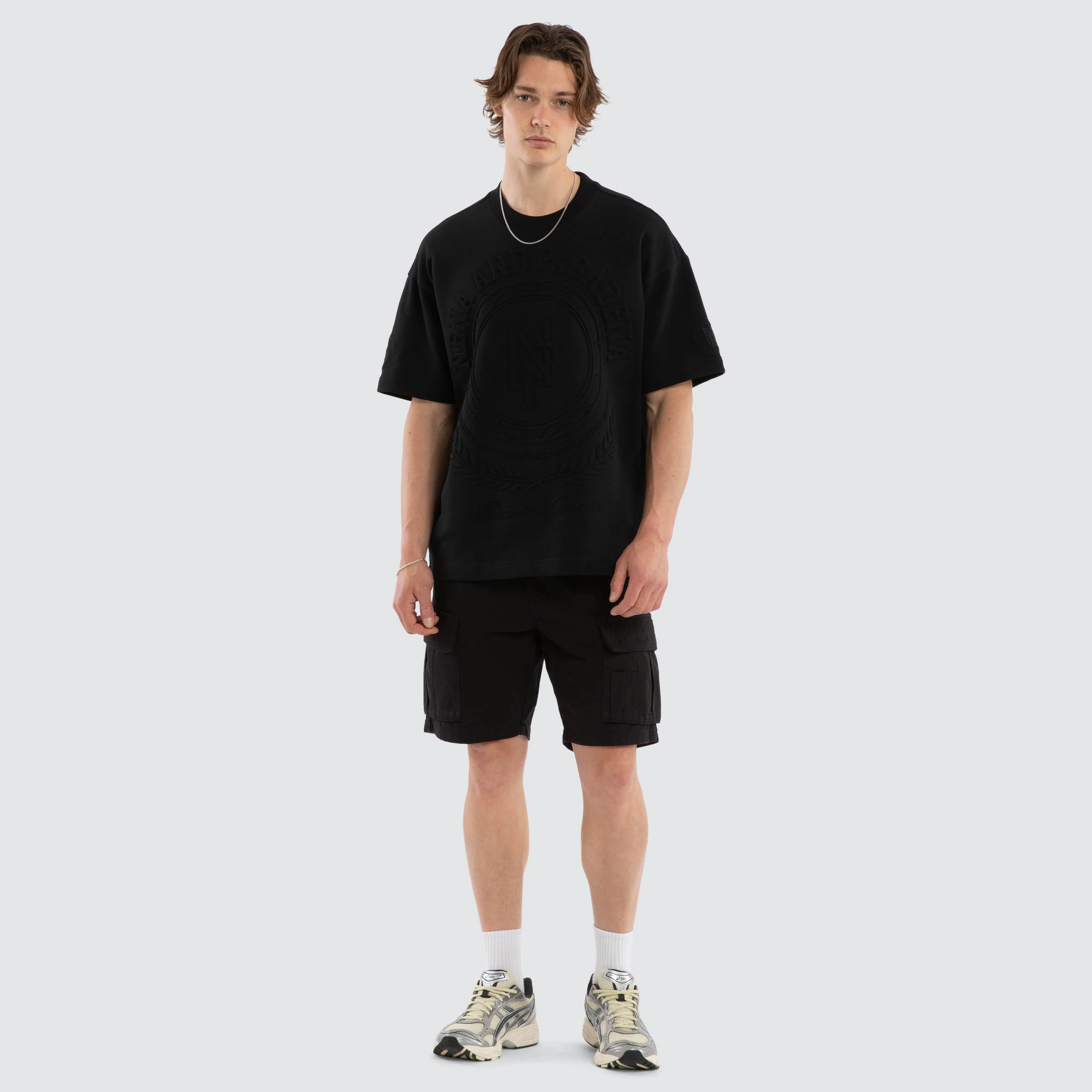 Boss Loopback Raptor Tee Jet Black sold by Nena and Pasadena product image thumbnail 5