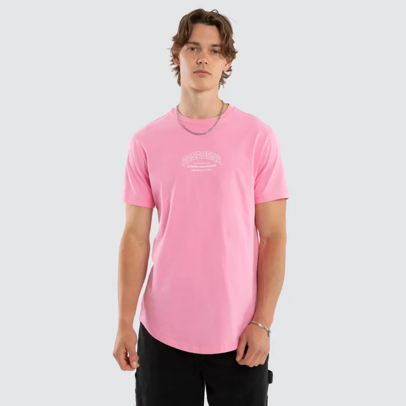 Pioneer Dual Curved Tee Pink sold by Nena and Pasadena
