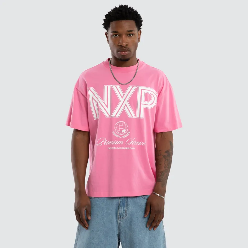 Bank Raptor Tee Pink sold by Nena and Pasadena