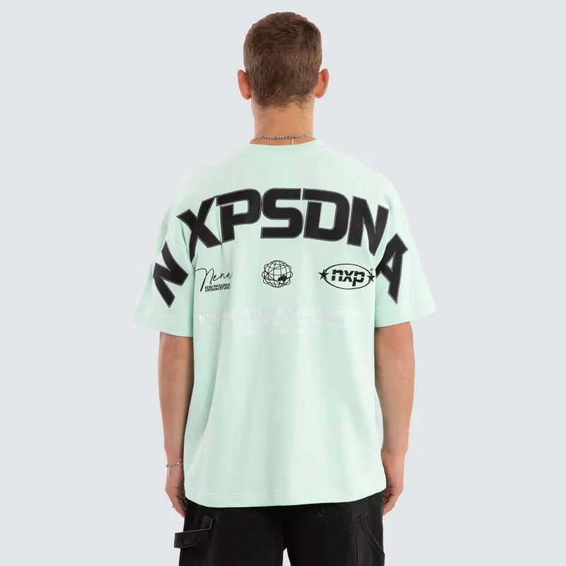 Airflow Loopback Raptor Tee Brook Green sold by Nena and Pasadena