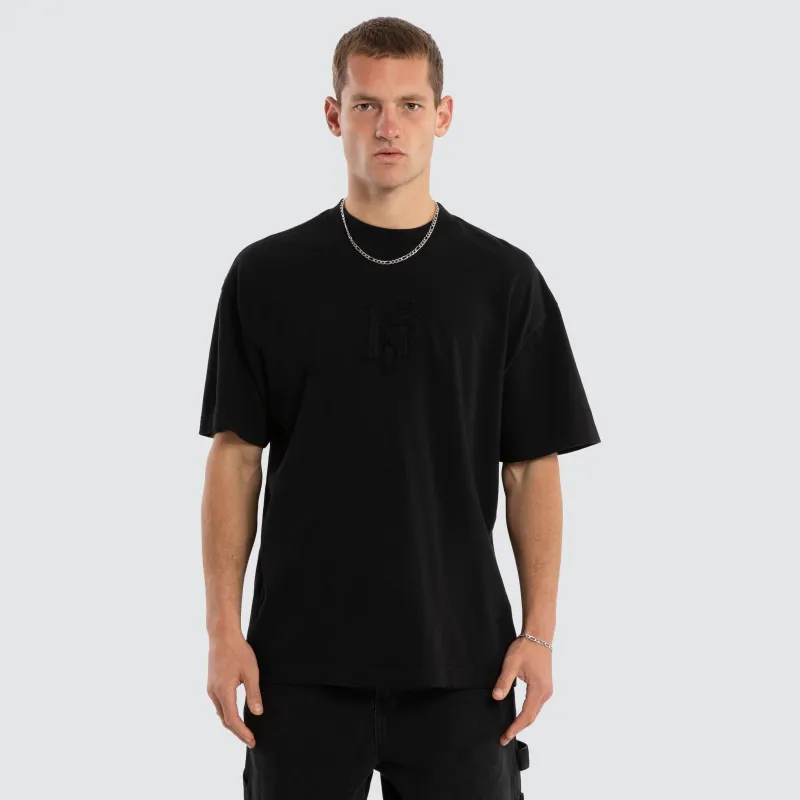 Tenor Raptor Tee Jet Black sold by Nena and Pasadena