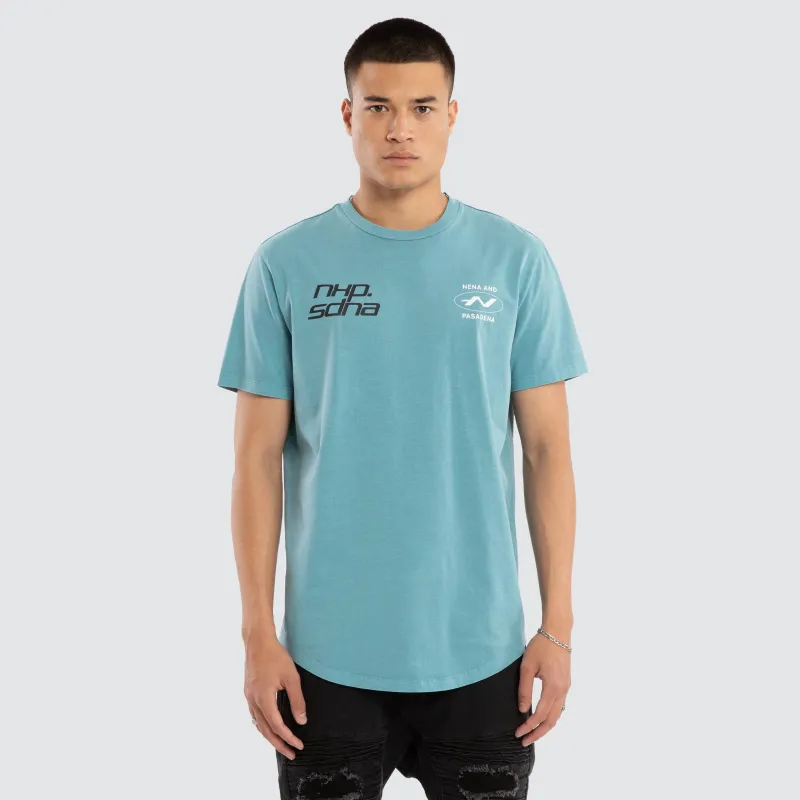 Independent Dual Curved Tee Pigment Cameo sold by Nena and Pasadena