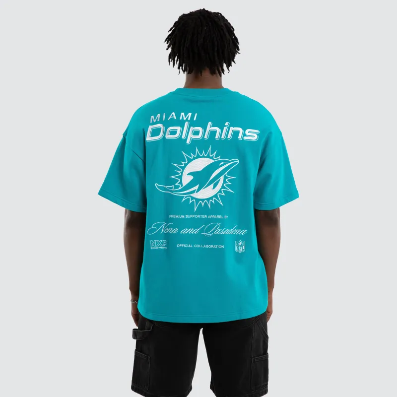 Miami Dolphins Positions Tee Aqua sold by Nena and Pasadena