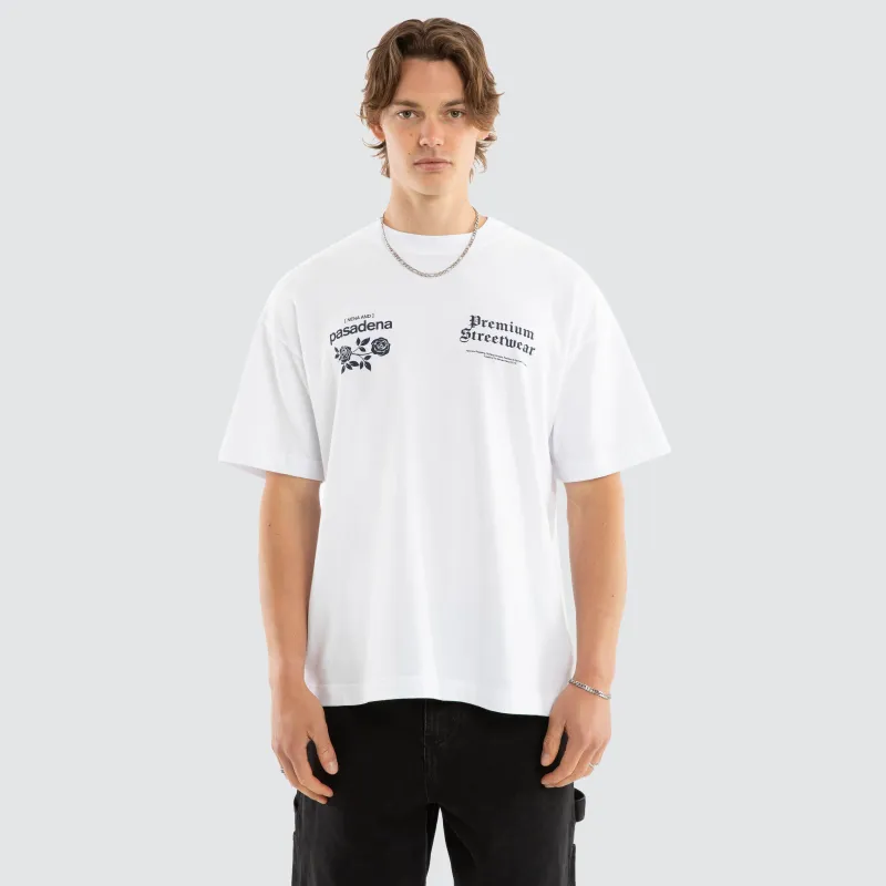 Possession Raptor Tee Optical White sold by Nena and Pasadena