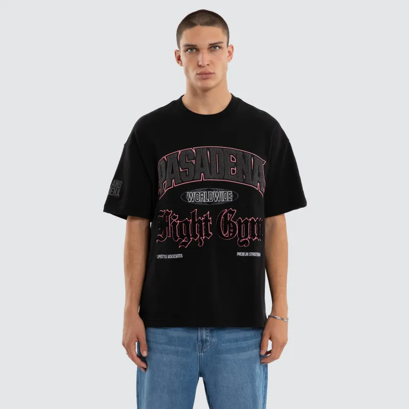 Gym Loopback Raptor Tee Anthracite Black sold by Nena and Pasadena