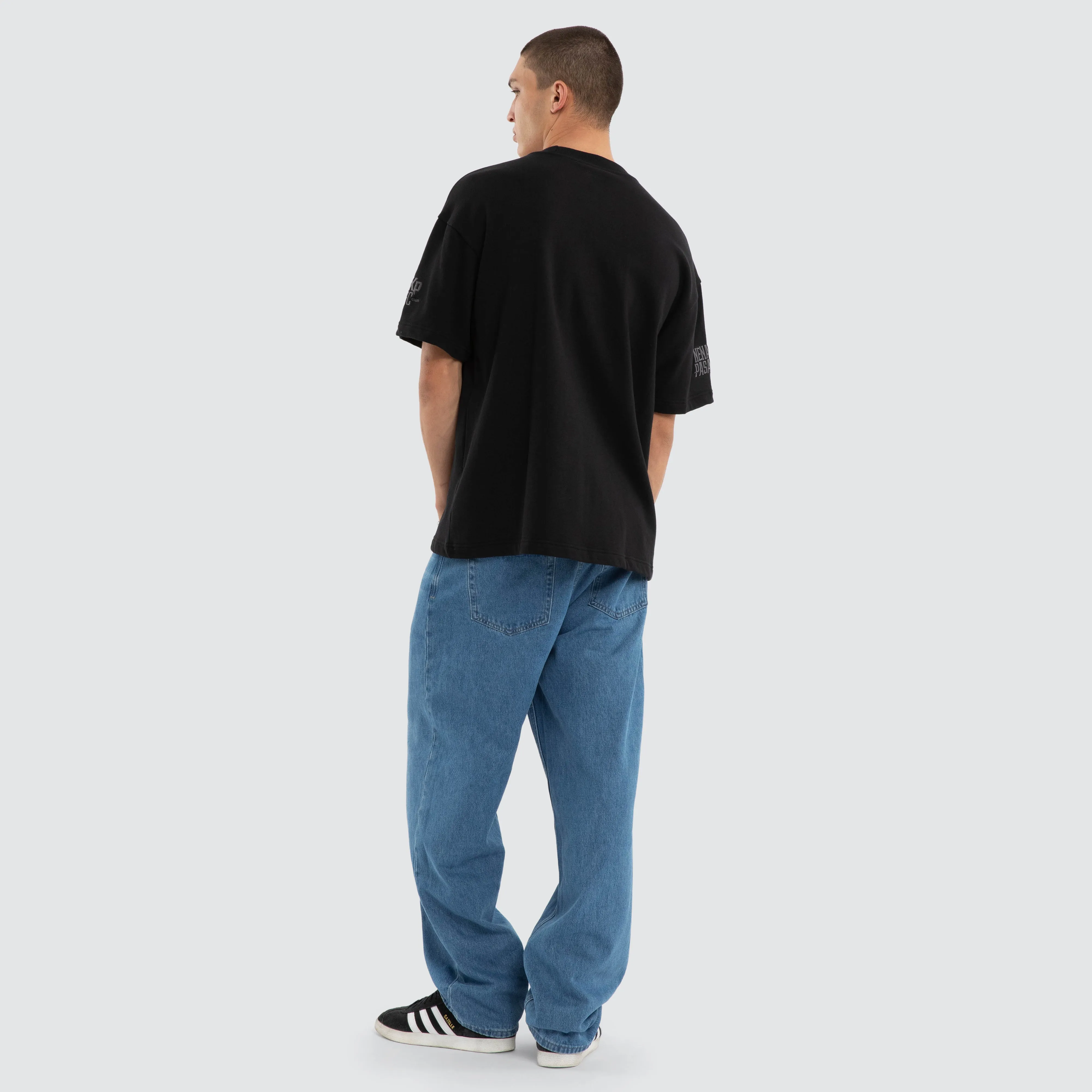 Gym Loopback Raptor Tee Anthracite Black sold by Nena and Pasadena product image thumbnail 2