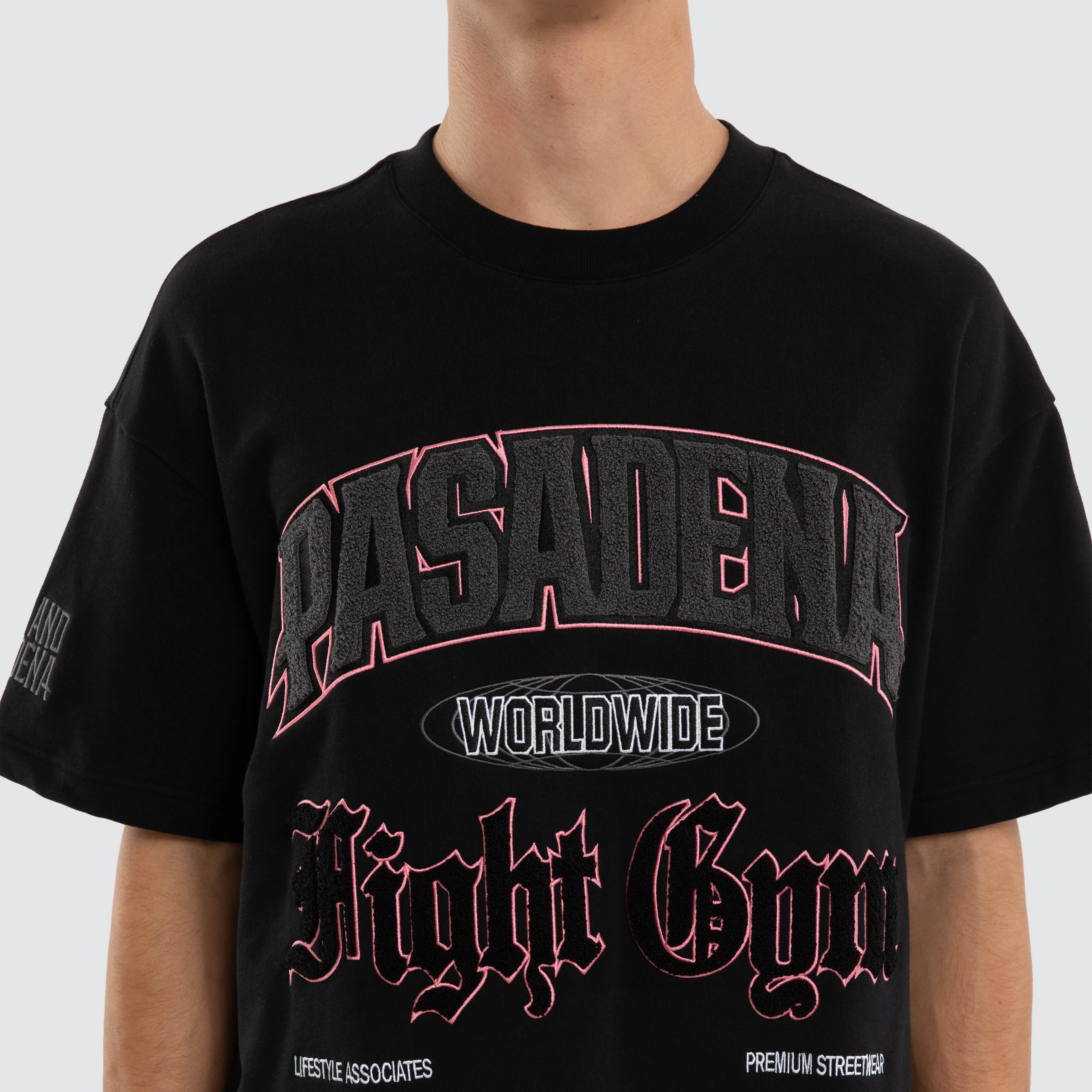 Gym Loopback Raptor Tee Anthracite Black sold by Nena and Pasadena product image thumbnail 4