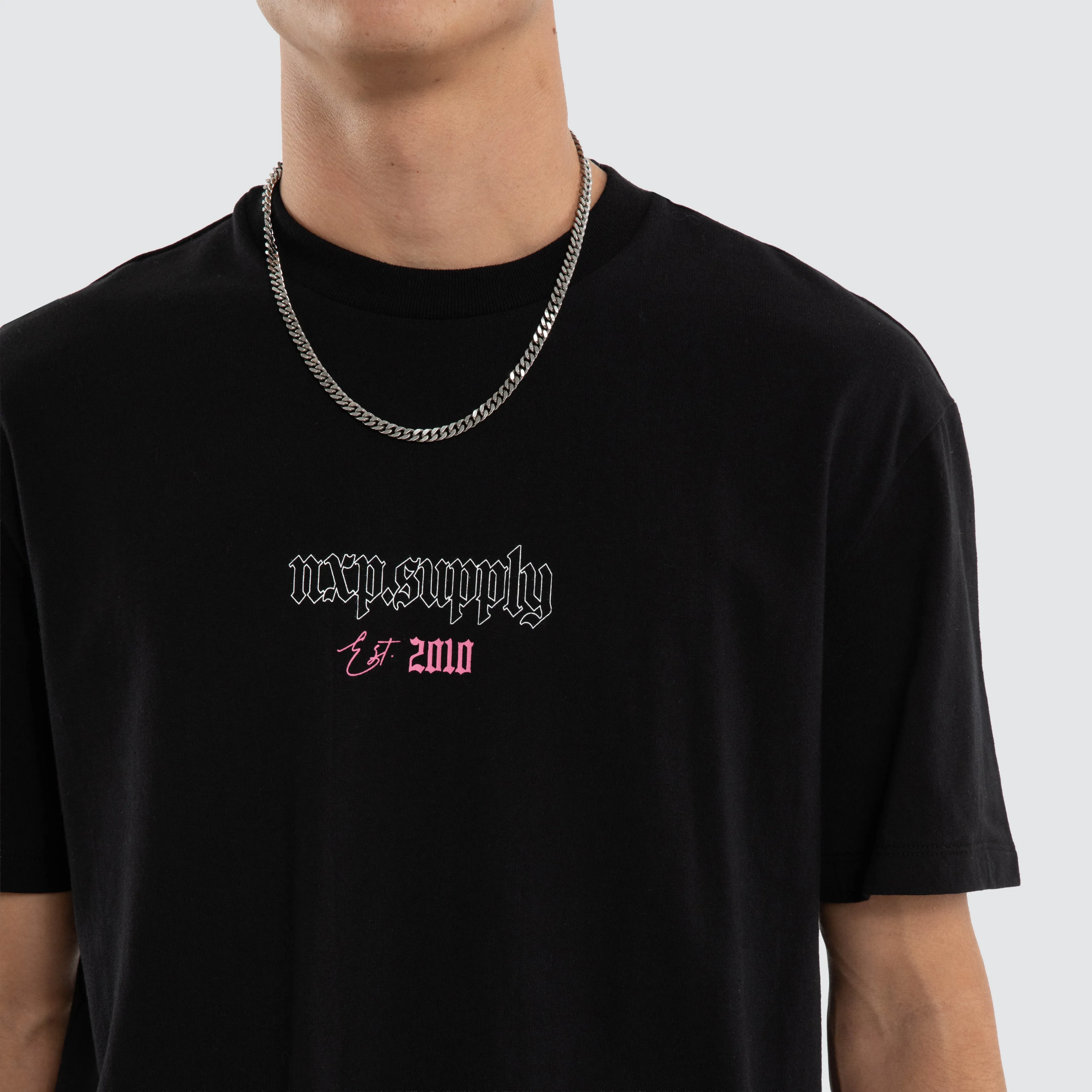 Upscale Relaxed Tee Jet Black sold by Nena and Pasadena product image thumbnail 4