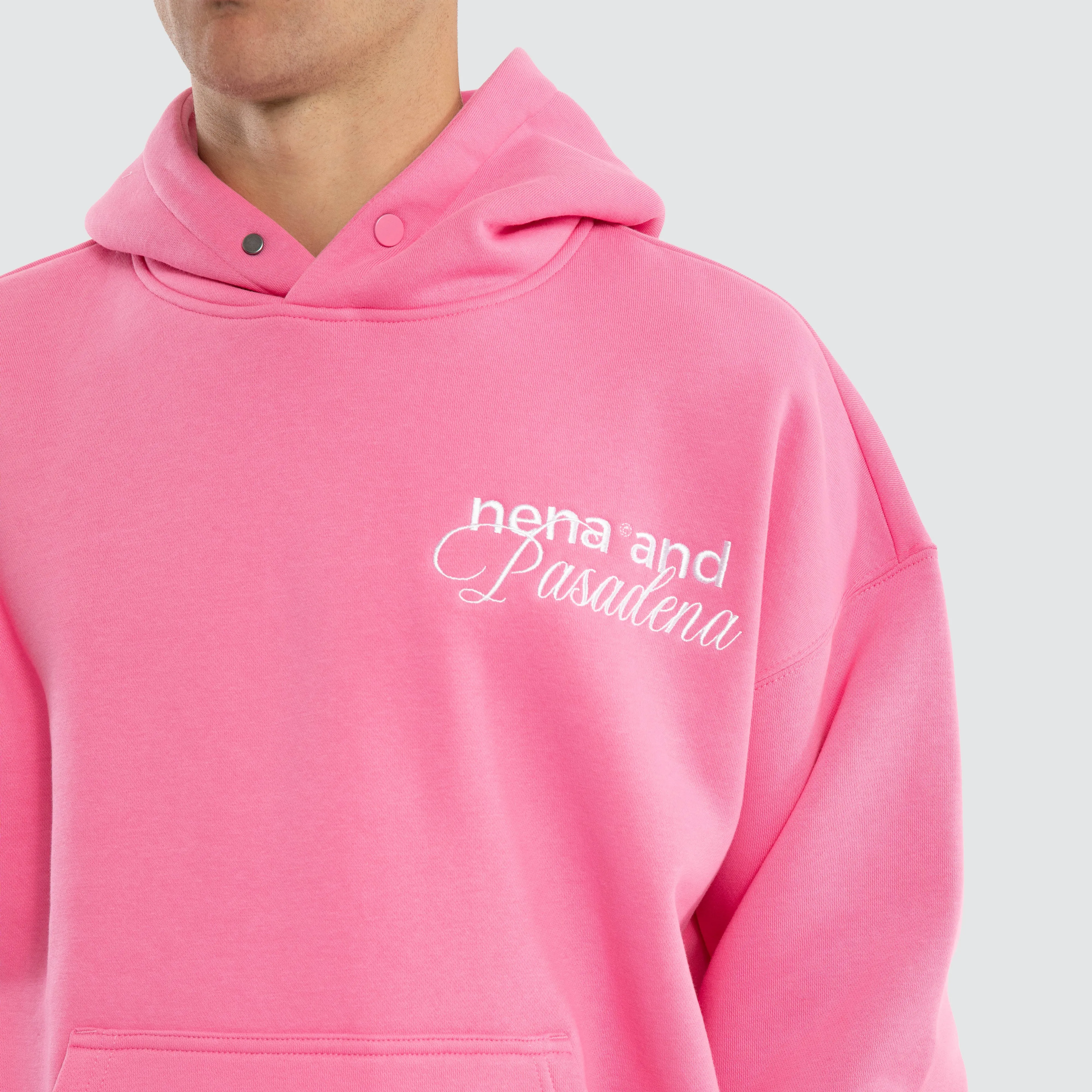 Limitless Box Fit Hoodie Pink sold by Nena and Pasadena product image thumbnail 3