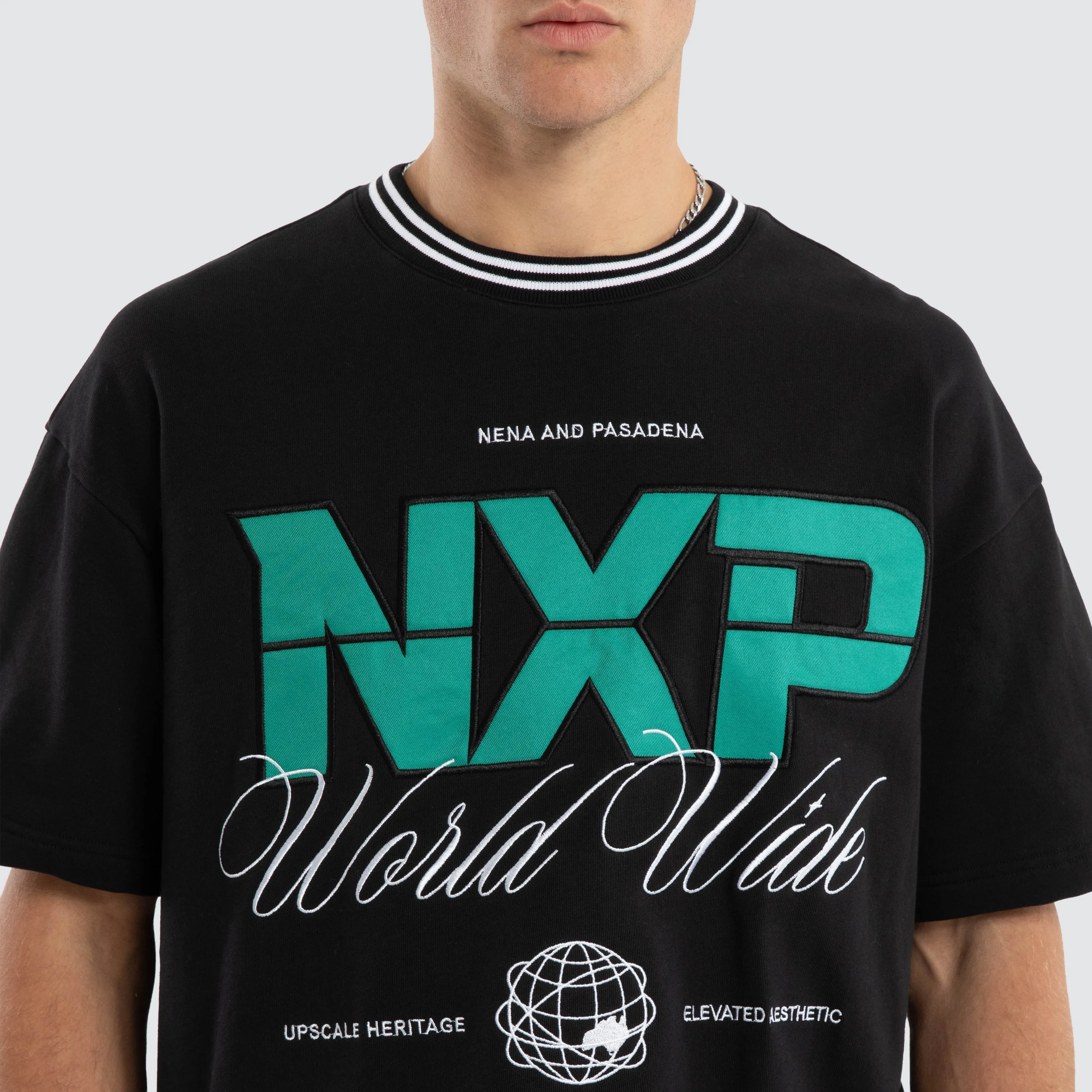 Fame Loopback Raptor Tee Anthracite Black sold by Nena and Pasadena product image thumbnail 2
