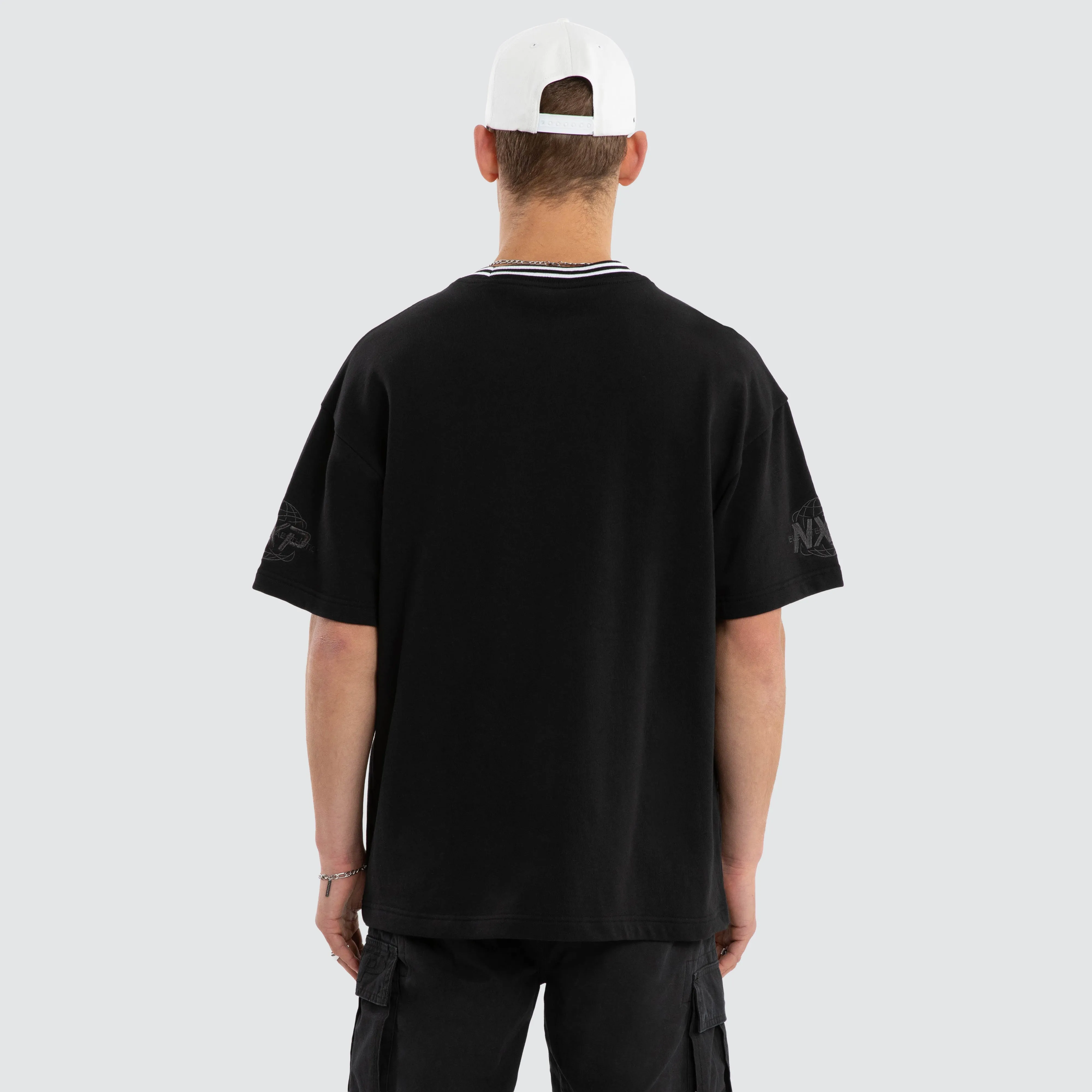 Fame Loopback Raptor Tee Anthracite Black sold by Nena and Pasadena product image thumbnail 3