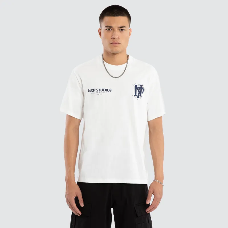 Drive Classic Tee Natural White sold by Nena and Pasadena