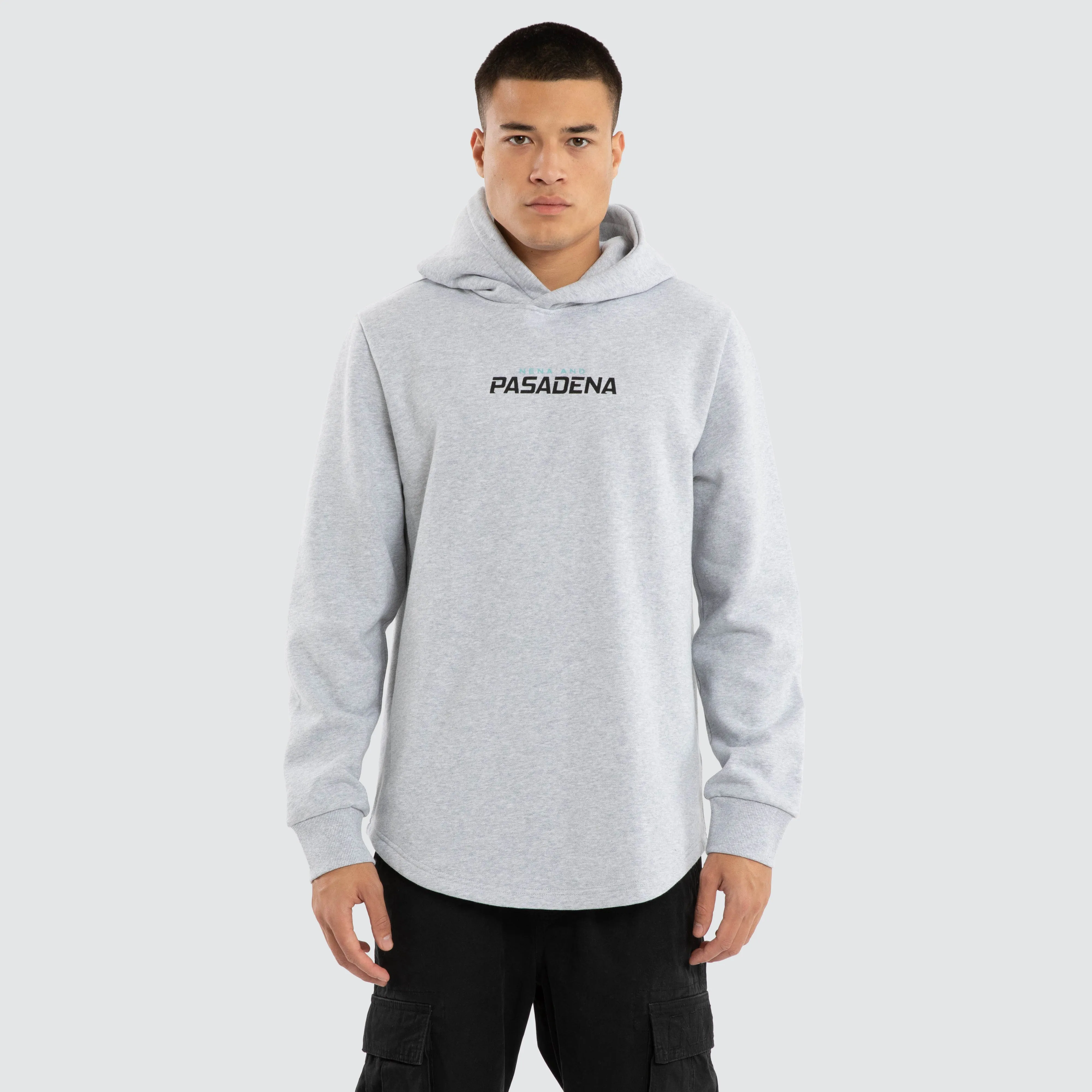Unbreakable Dual Curved Hoodie Grey Marle sold by Nena and Pasadena product image thumbnail 2