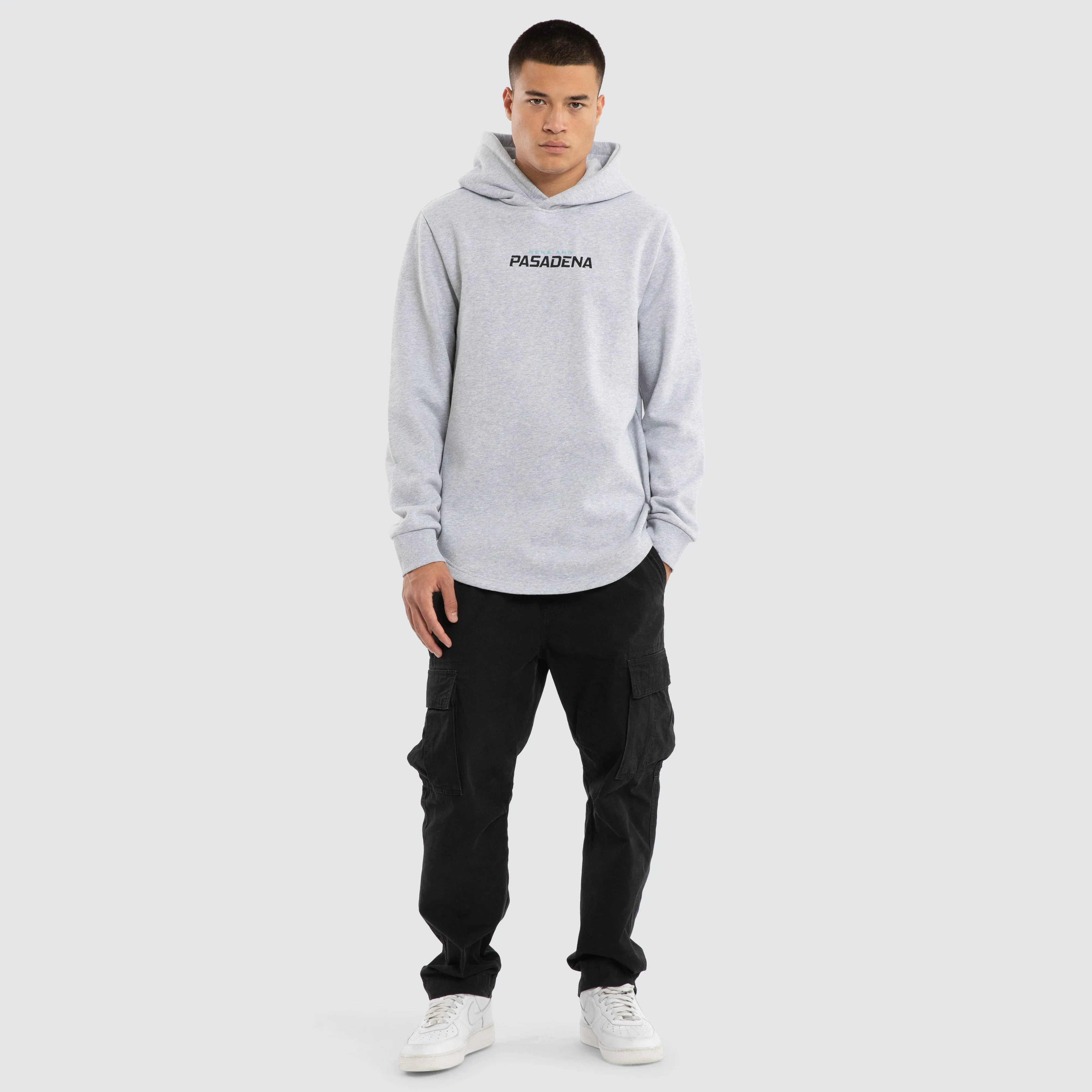 Unbreakable Dual Curved Hoodie Grey Marle sold by Nena and Pasadena product image thumbnail 4