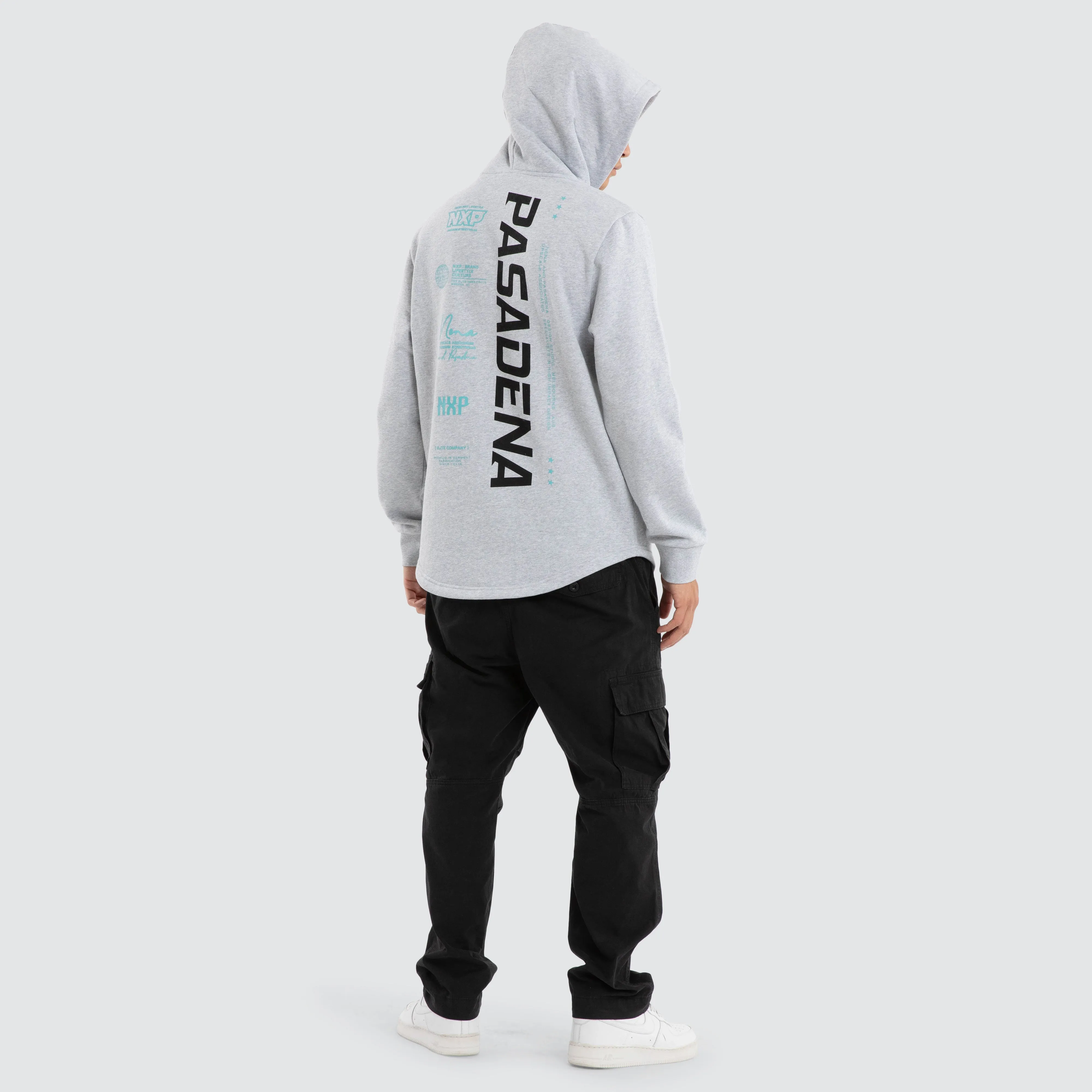 Unbreakable Dual Curved Hoodie Grey Marle sold by Nena and Pasadena product image thumbnail 5