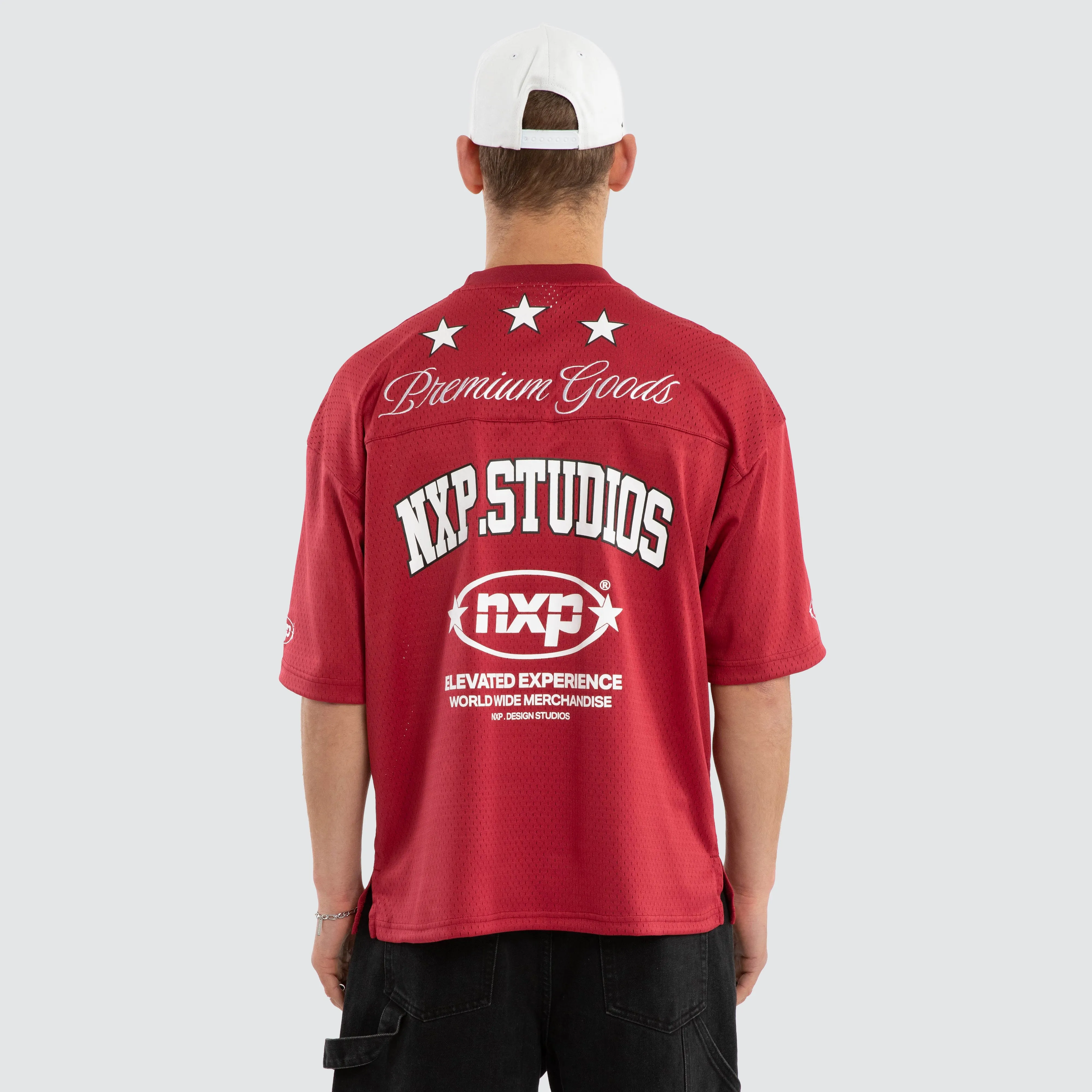 Offbeat Football Jersey Maroon sold by Nena and Pasadena product image thumbnail 3