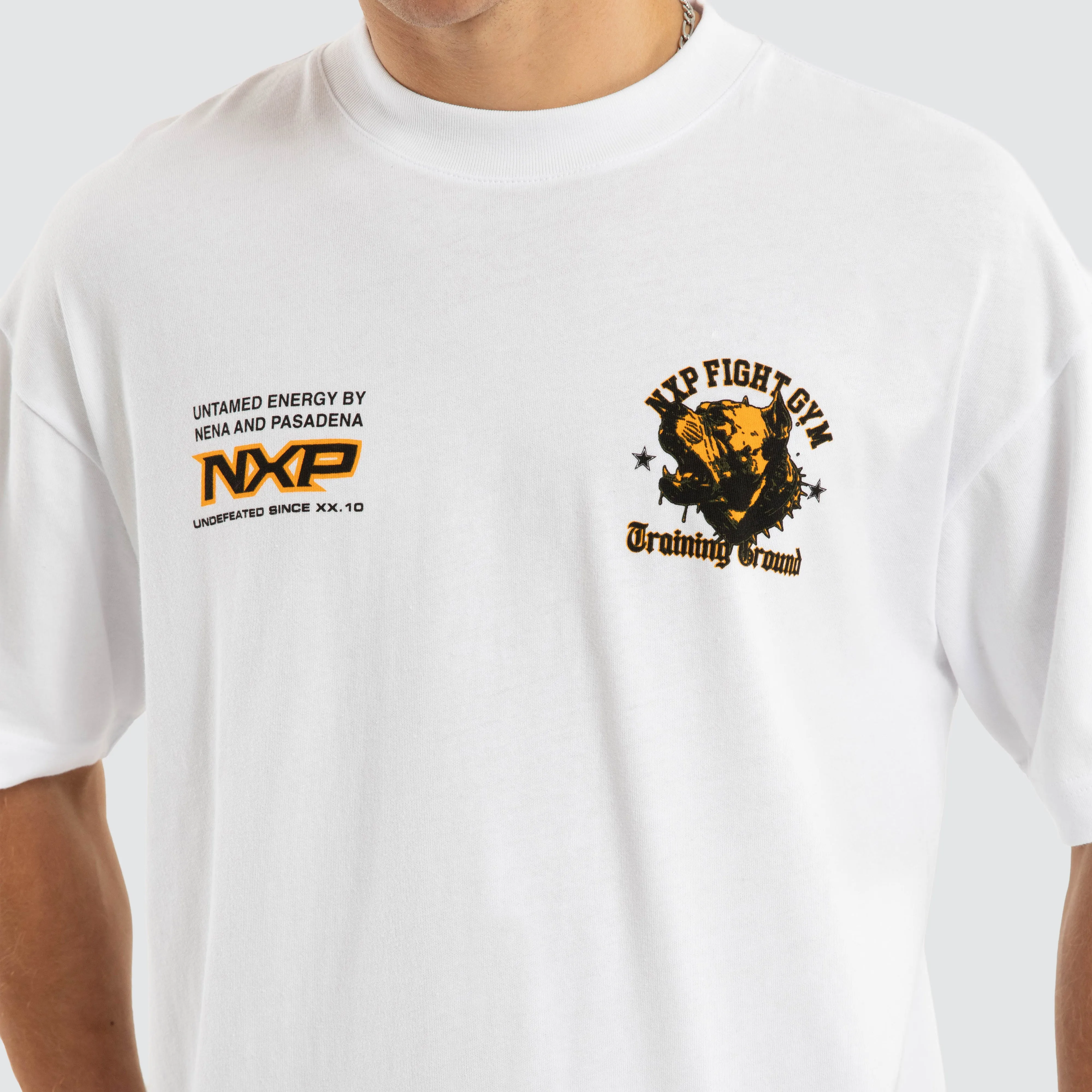 Beast Mode Raptor Tee Optical White sold by Nena and Pasadena product image thumbnail 3