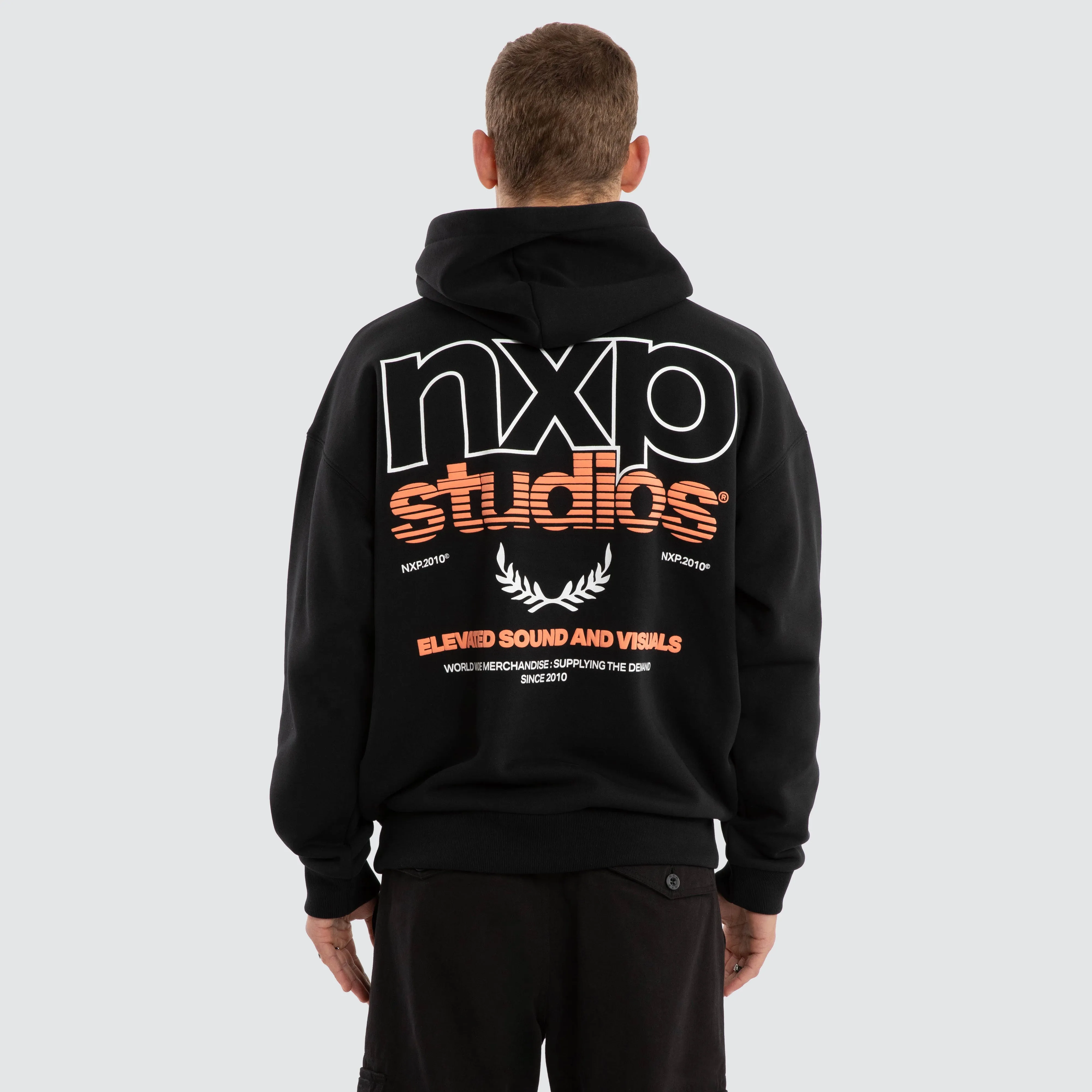 Major Box Fit Hoodie Anthracite Black sold by Nena and Pasadena product image thumbnail 3