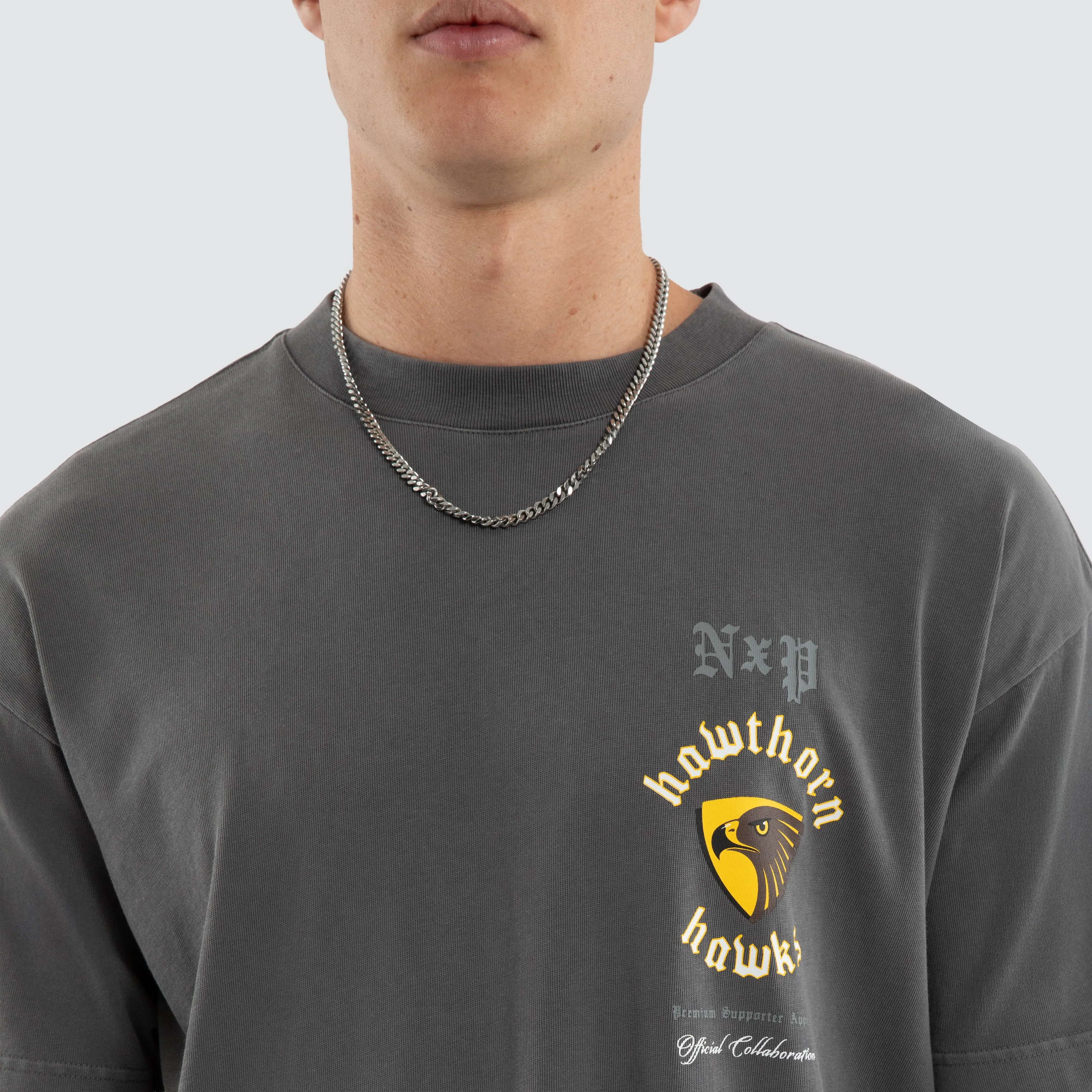 Hawthorn Hawks Off-Season Tee Pigment Charcoal sold by Nena and Pasadena product image thumbnail 2