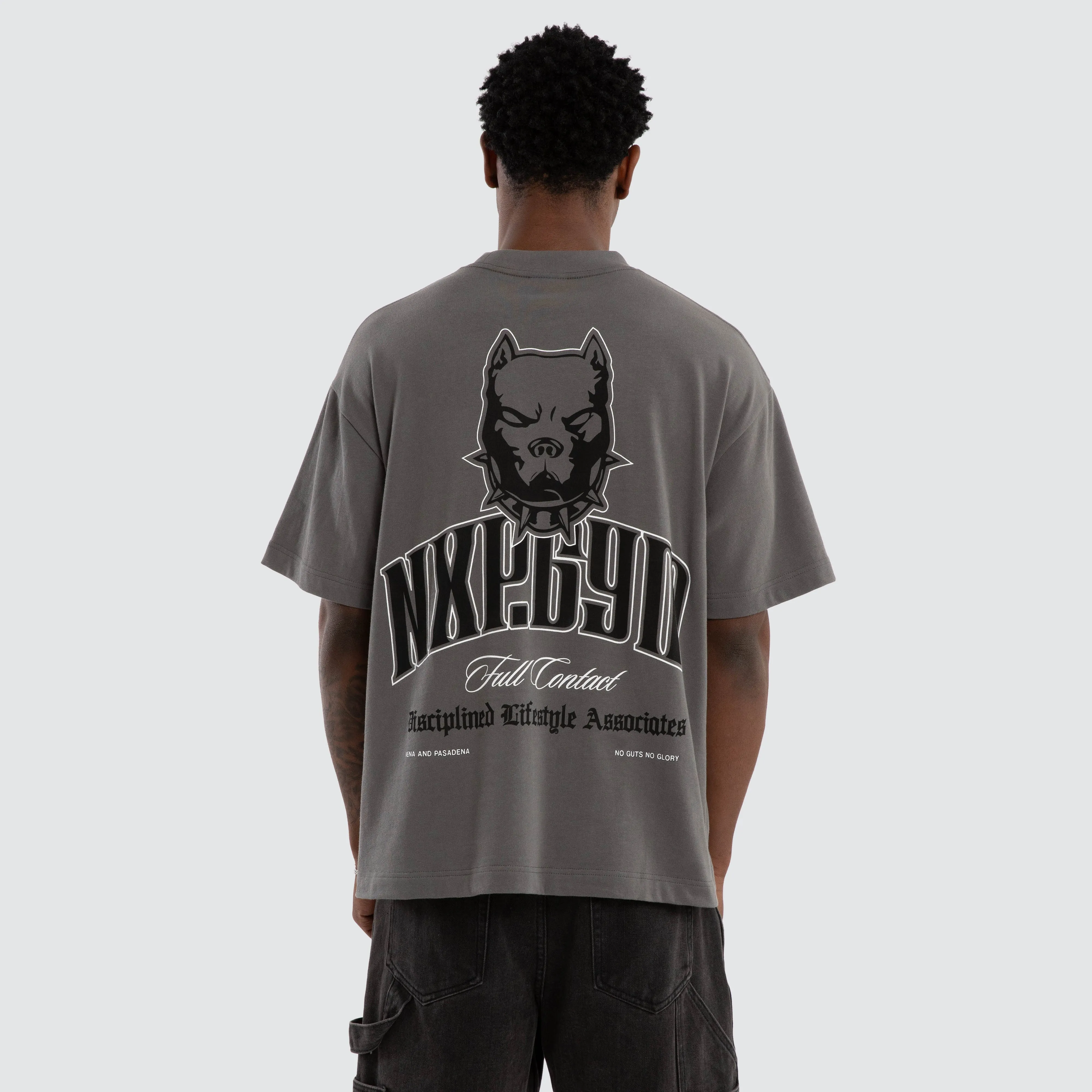 Inertia Street Tee Charcoal sold by Nena and Pasadena product image thumbnail 2