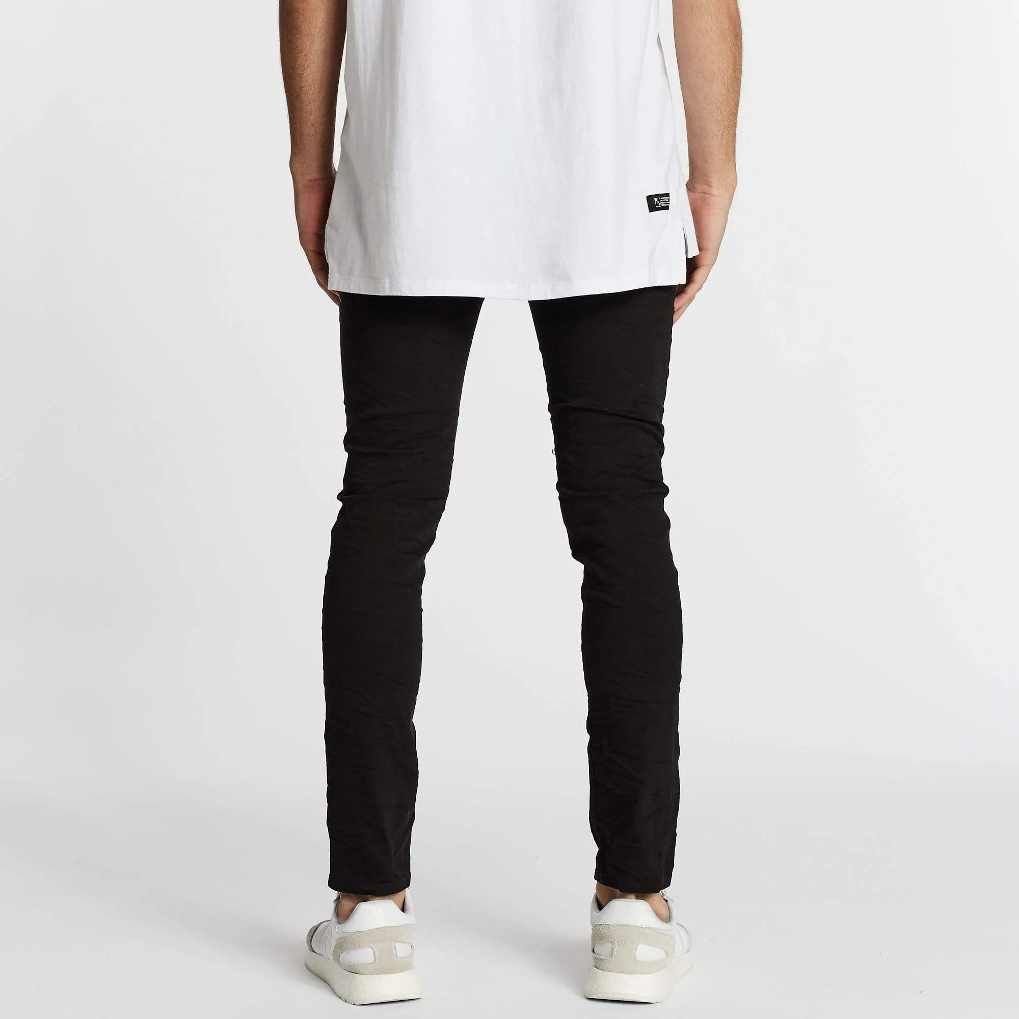 Tyler Super Skinny Fit Jean Destroyed Jet Black sold by Nena and Pasadena product image thumbnail 2