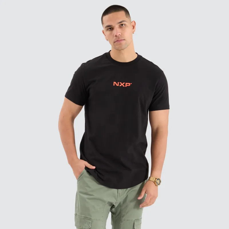 Steed Dual Curved Tee Jet Black made by Nena and Pasadena