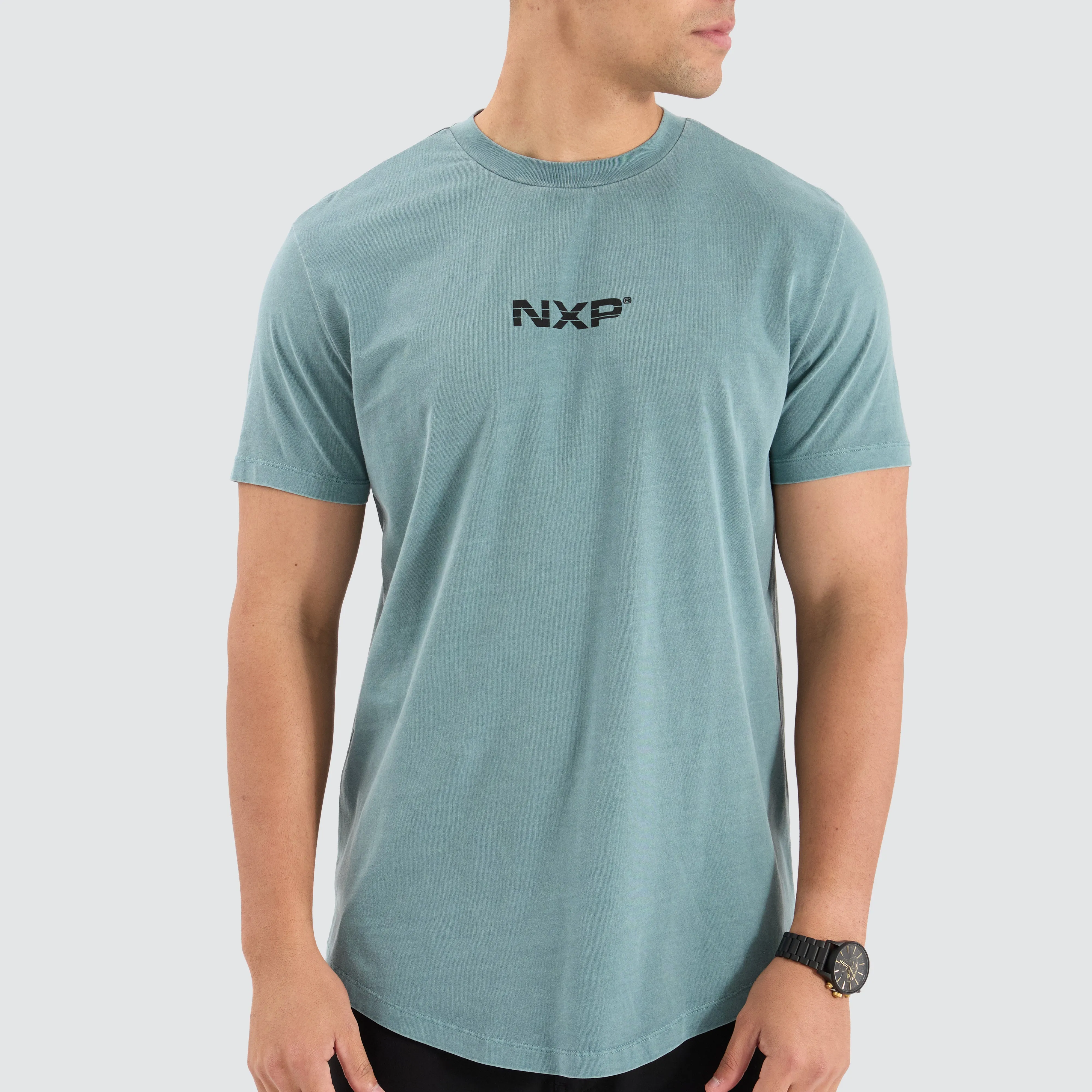 Steed Dual Curved Tee Pigment Trooper sold by Nena and Pasadena product image thumbnail 3