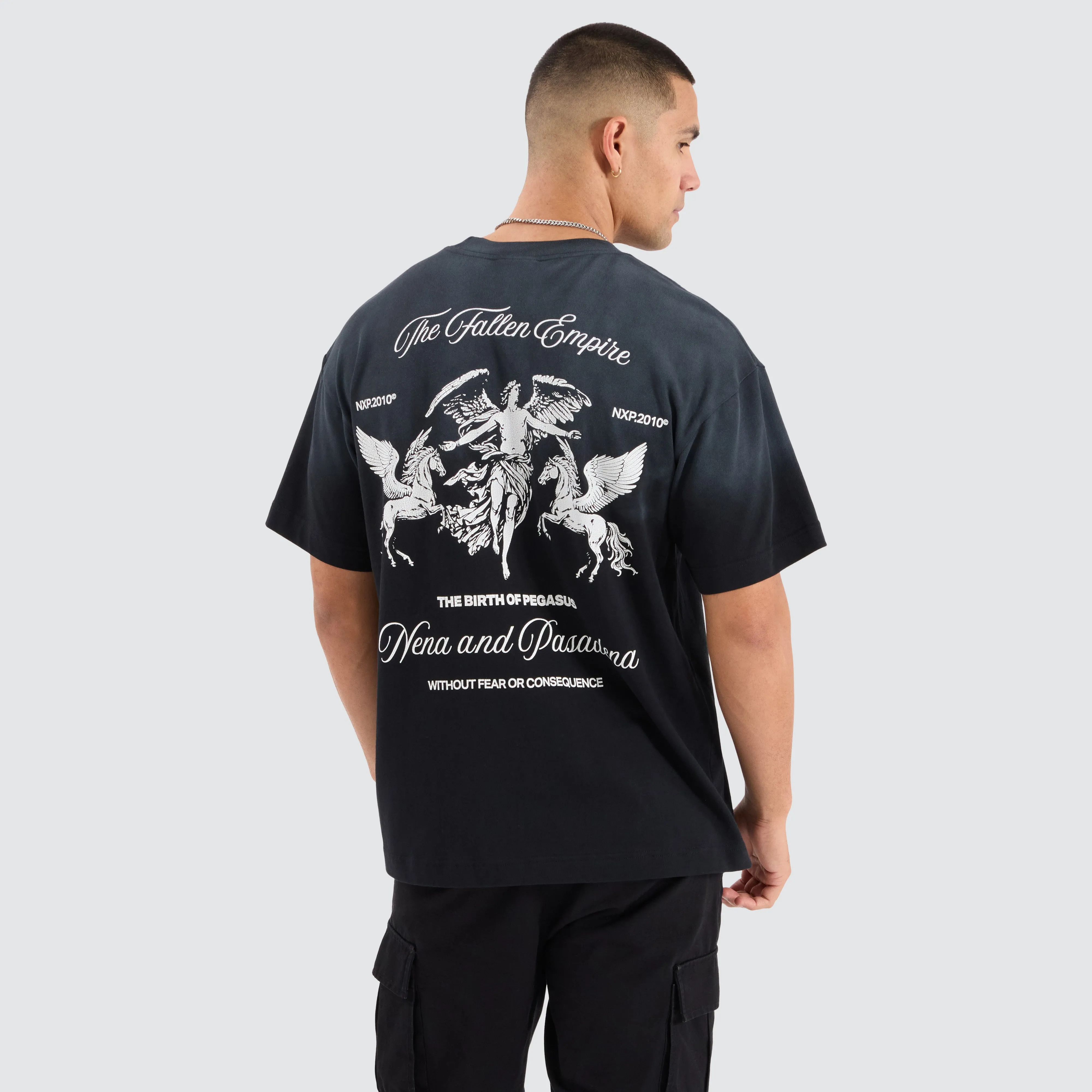 Cattle Raptor Tee Anthracite Black sold by Nena and Pasadena product image thumbnail 3