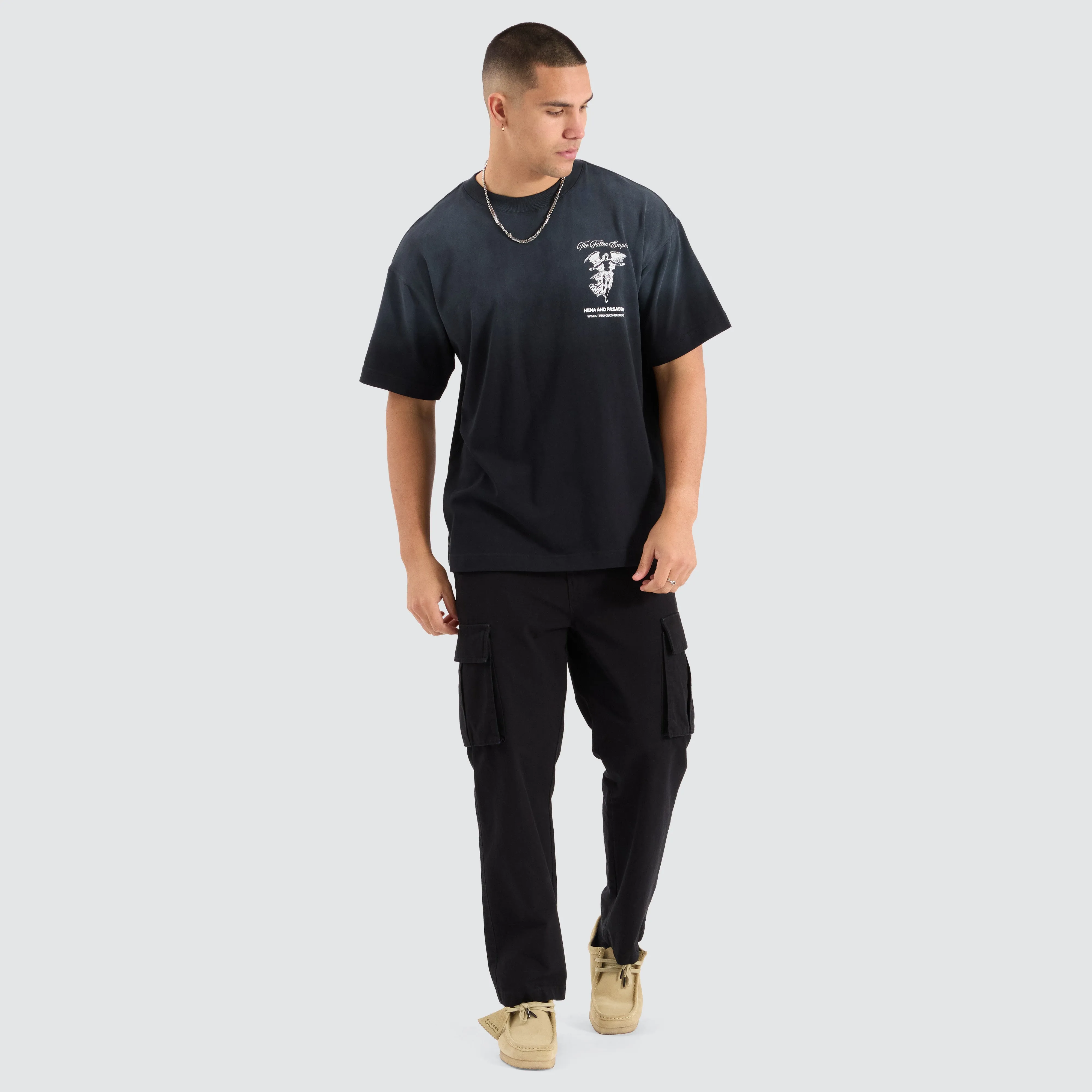 Cattle Raptor Tee Anthracite Black sold by Nena and Pasadena product image thumbnail 4