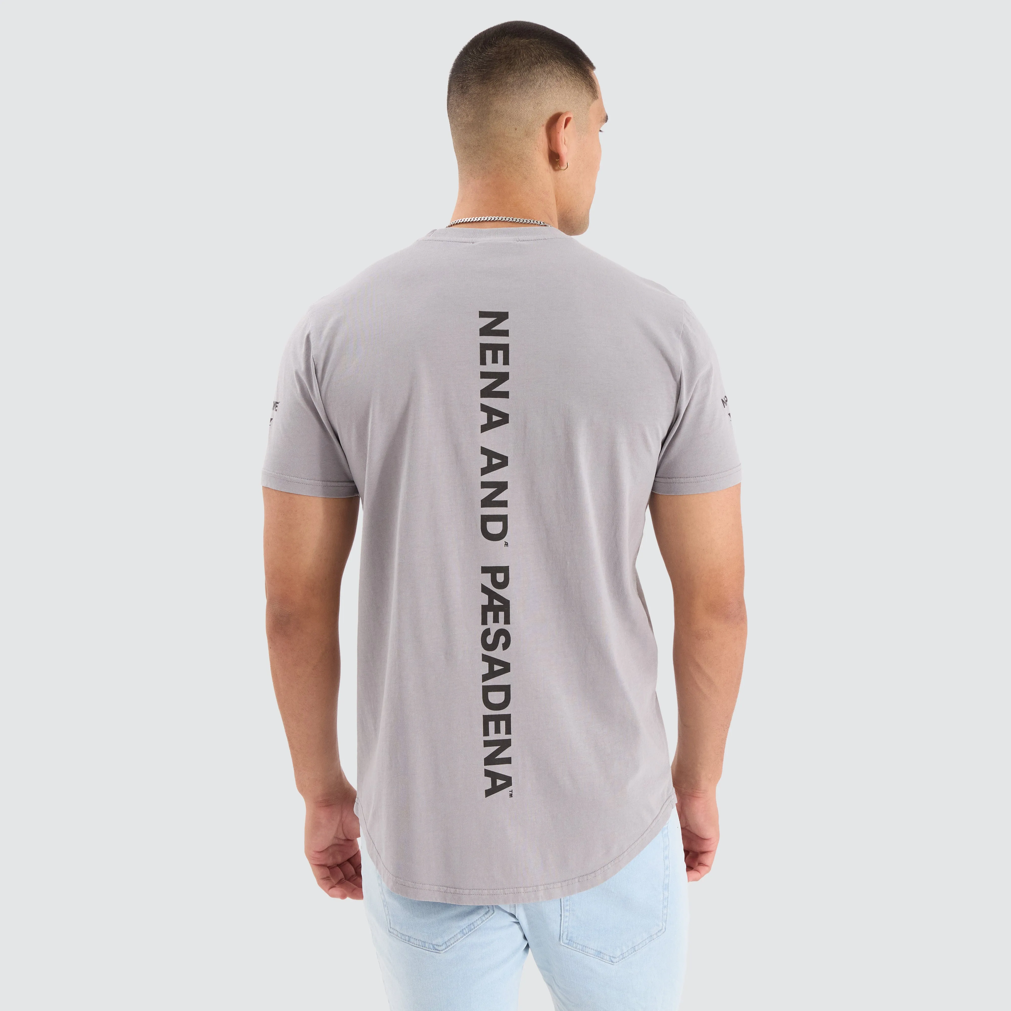 Chilvary Dual Curved Tee Pigment Alloy sold by Nena and Pasadena