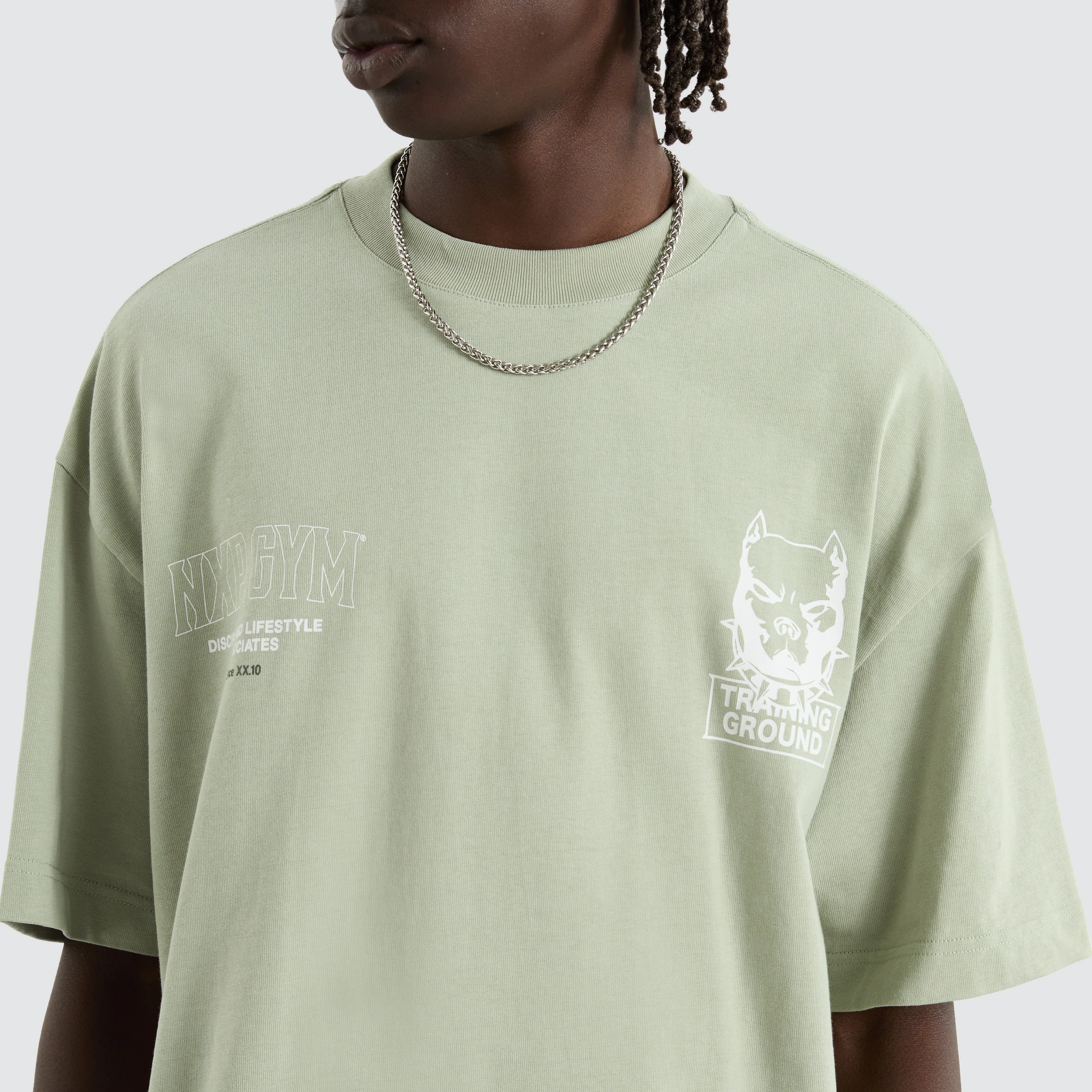 Trait Street Tee Pistachio sold by Nena and Pasadena product image thumbnail 3