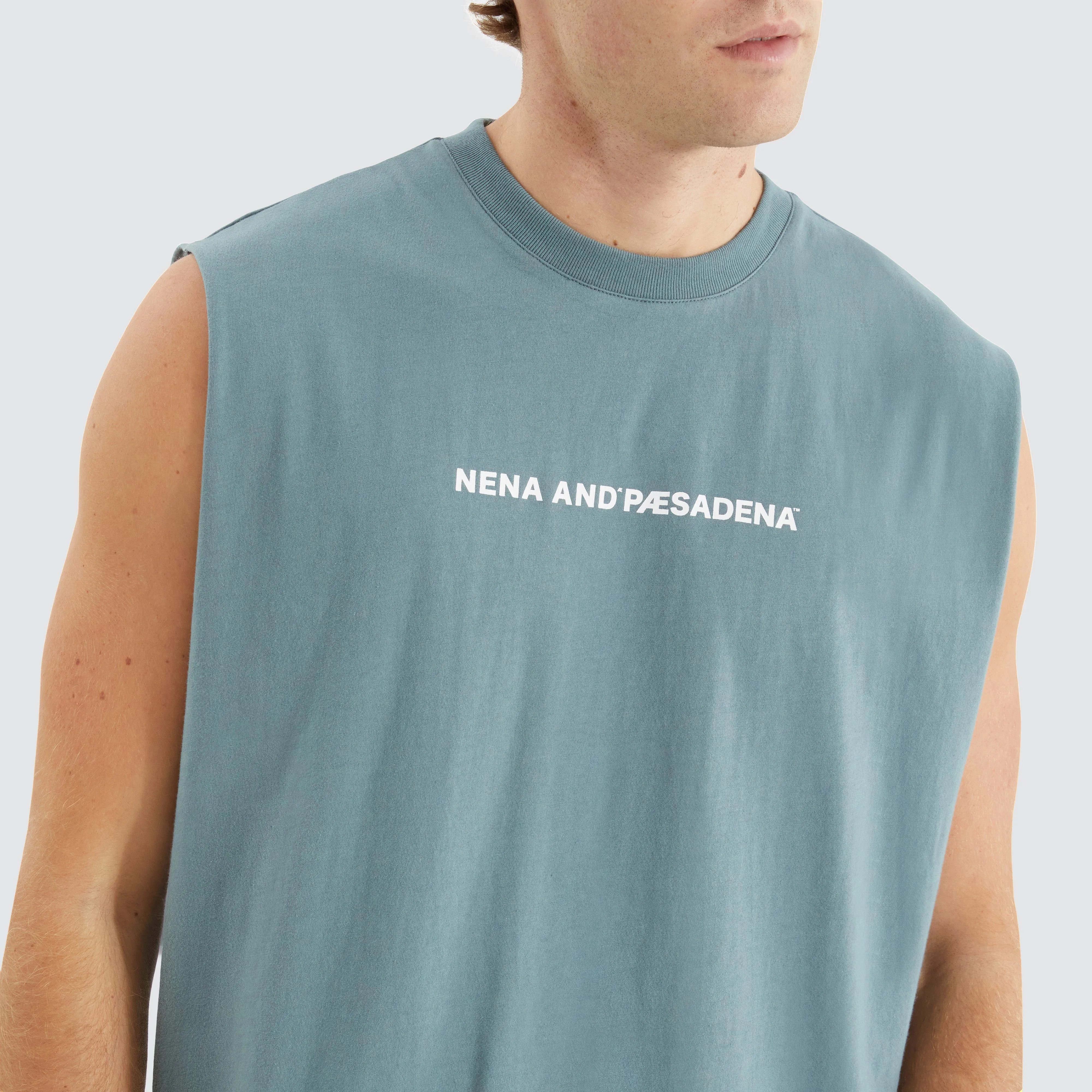 Back Rank Relaxed Muscle Tee Trooper sold by Nena and Pasadena product image thumbnail 3