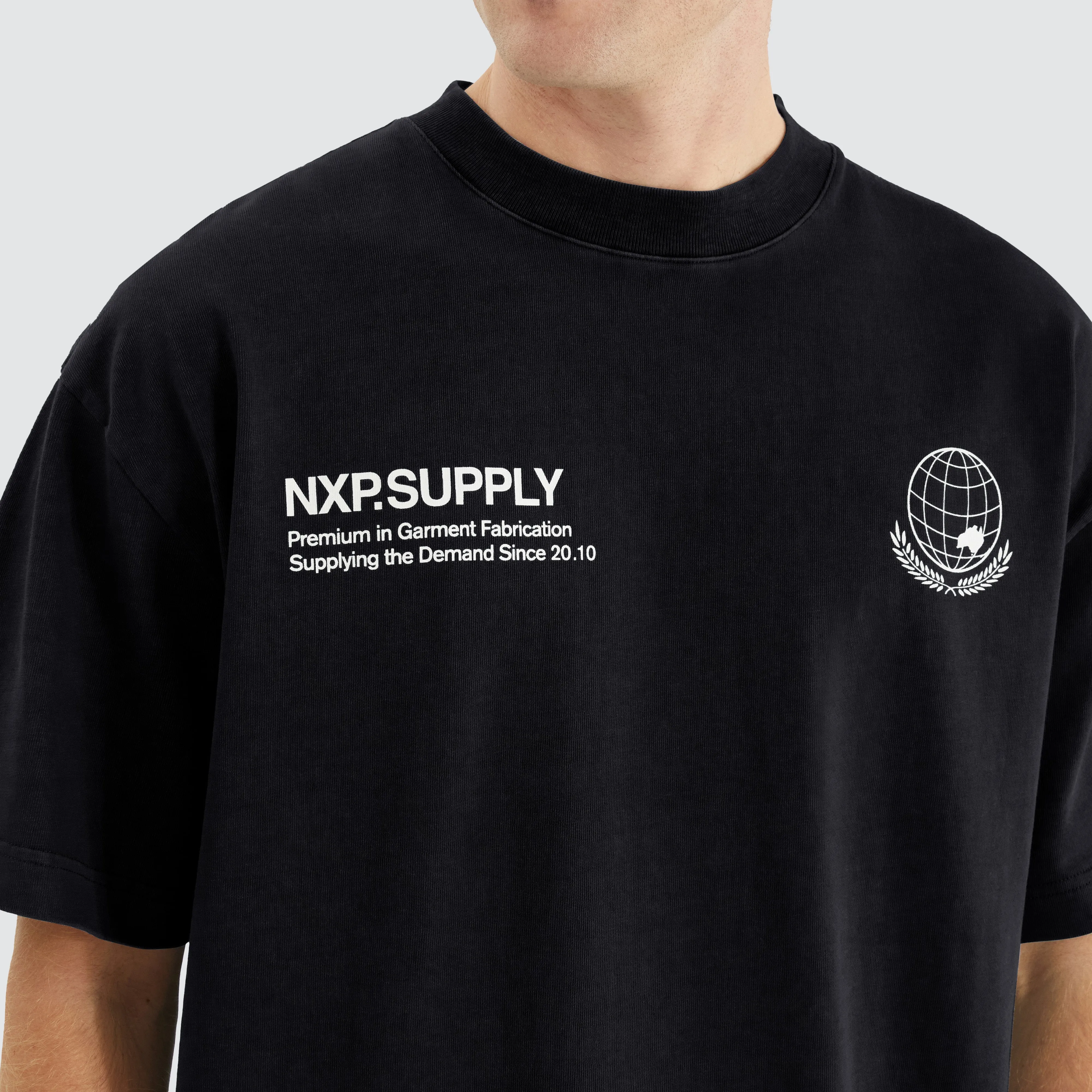 Tackle Street Tee Jet Black sold by Nena and Pasadena product image thumbnail 2