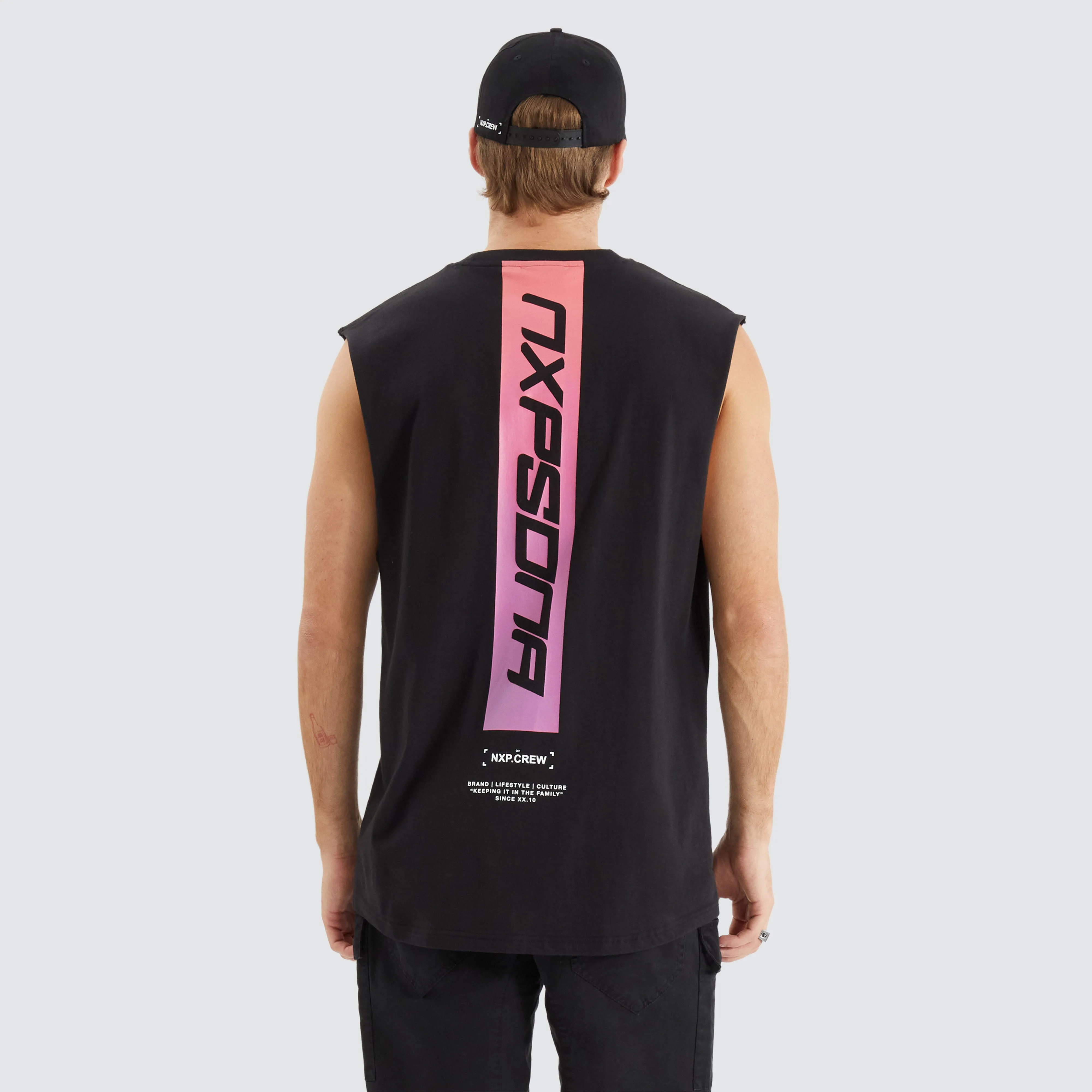 Inspired Scoop Back Muscle Jet Black sold by Nena and Pasadena product image thumbnail 2