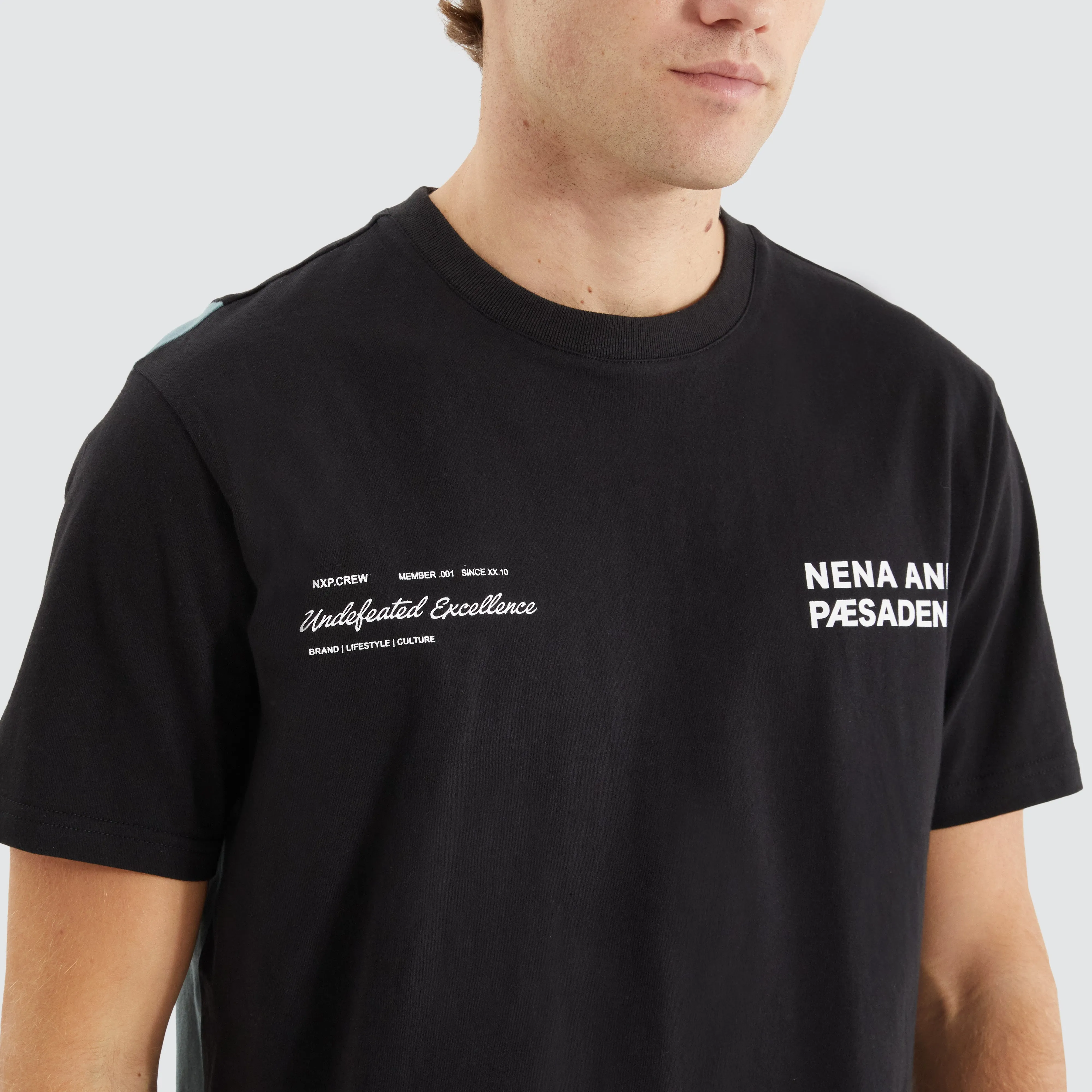 Module Dual Curved Tee Black/Trooper sold by Nena and Pasadena product image thumbnail 3