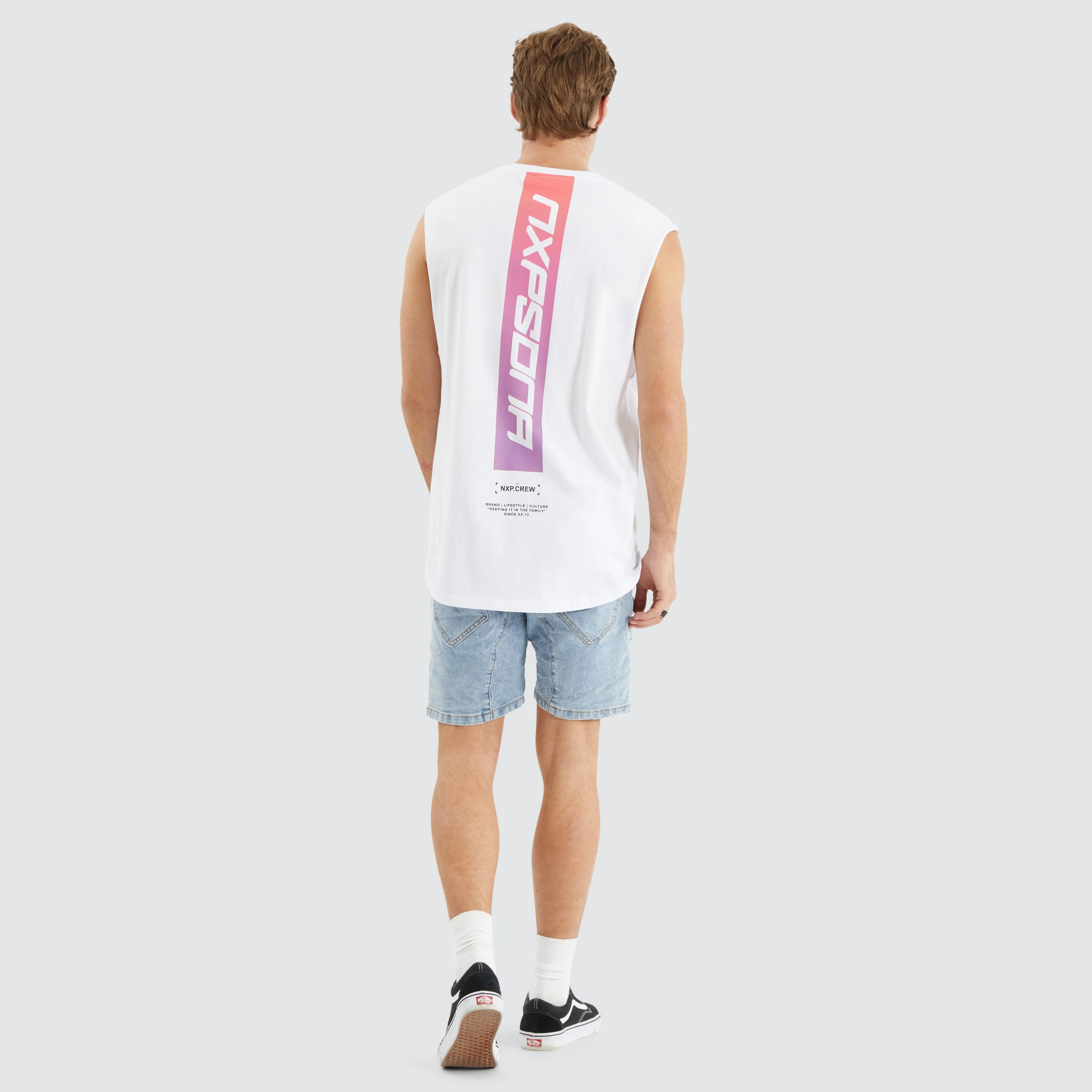 Inspired Scoop Back Muscle Optical White sold by Nena and Pasadena product image thumbnail 5