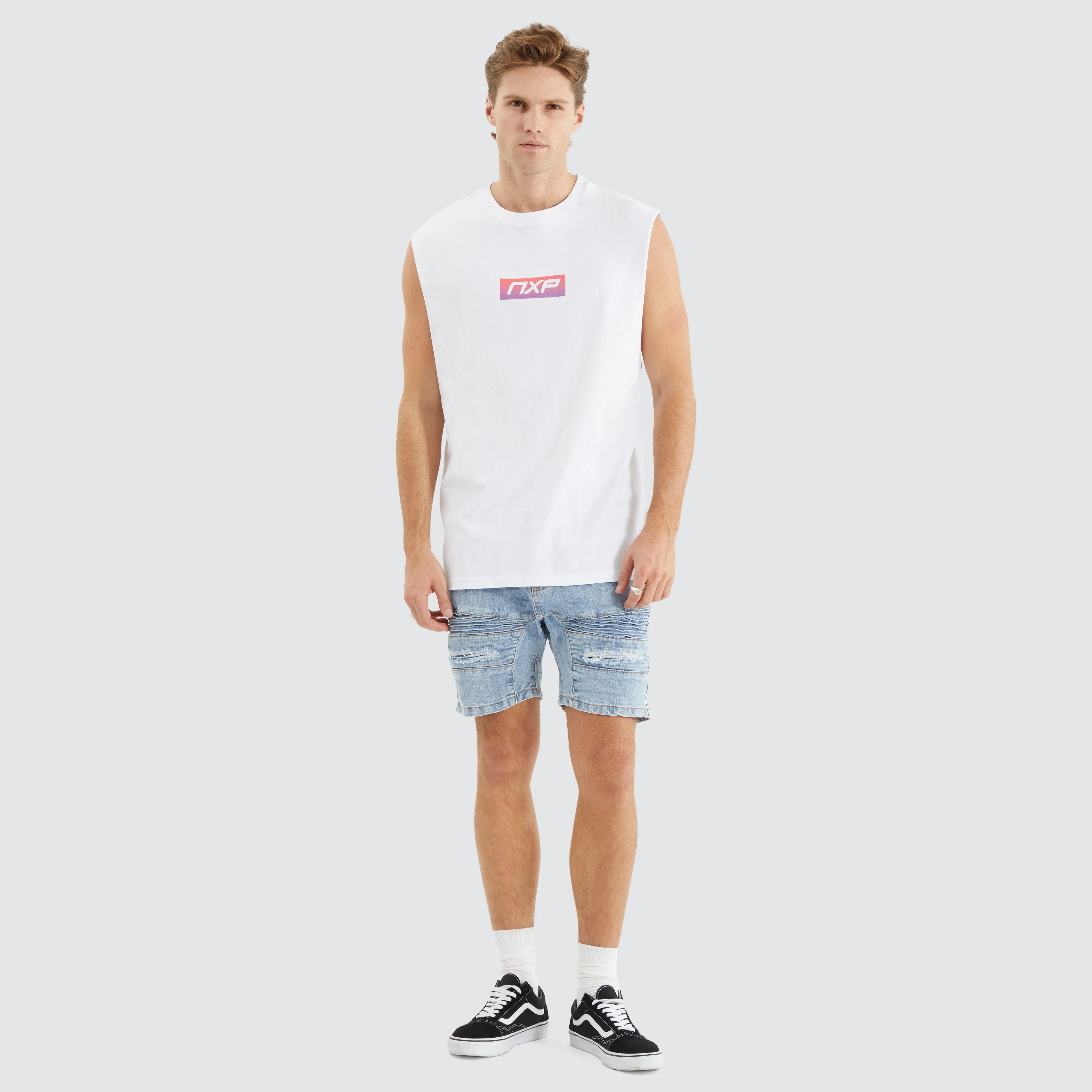 Inspired Scoop Back Muscle Optical White sold by Nena and Pasadena product image thumbnail 4