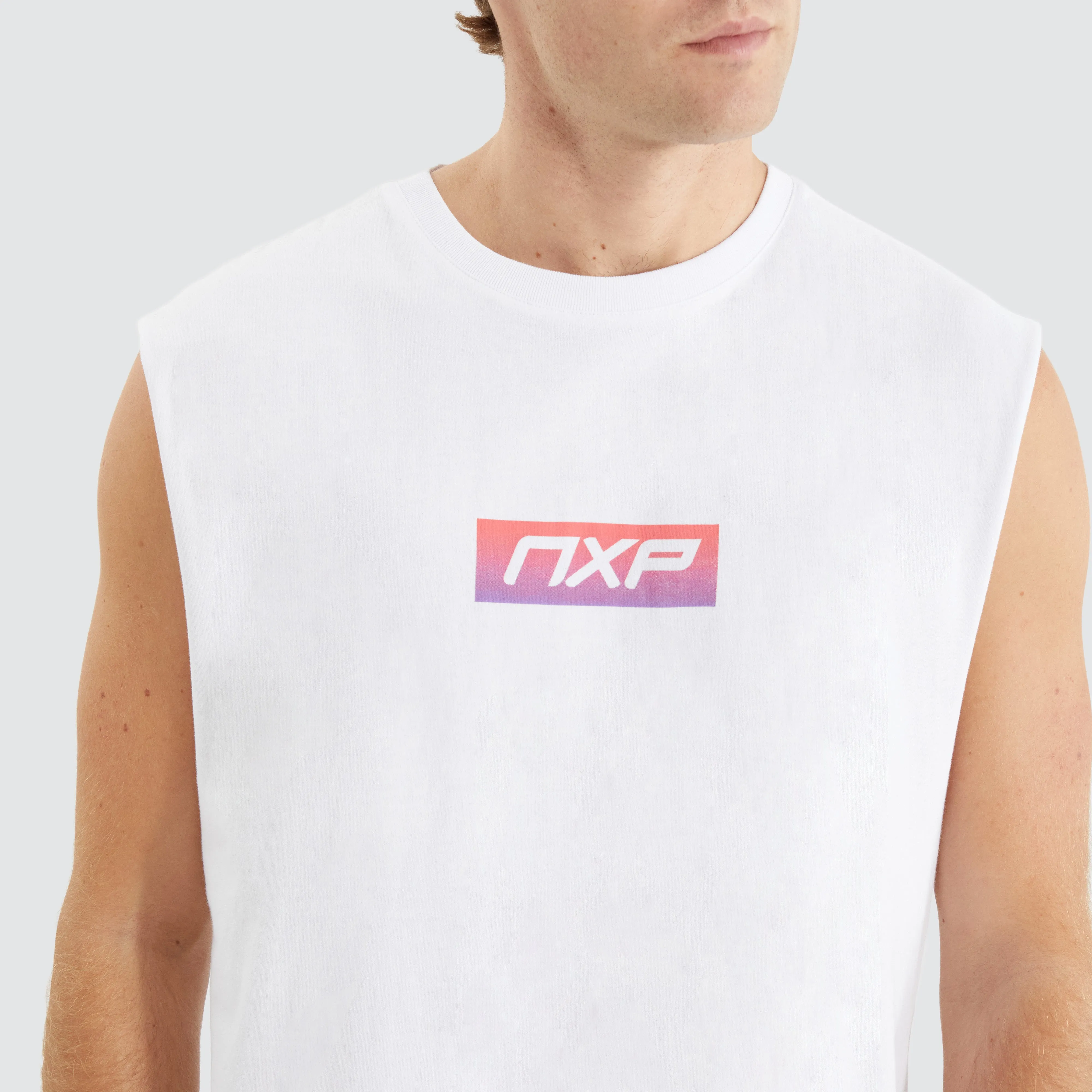 Inspired Scoop Back Muscle Optical White sold by Nena and Pasadena product image thumbnail 3