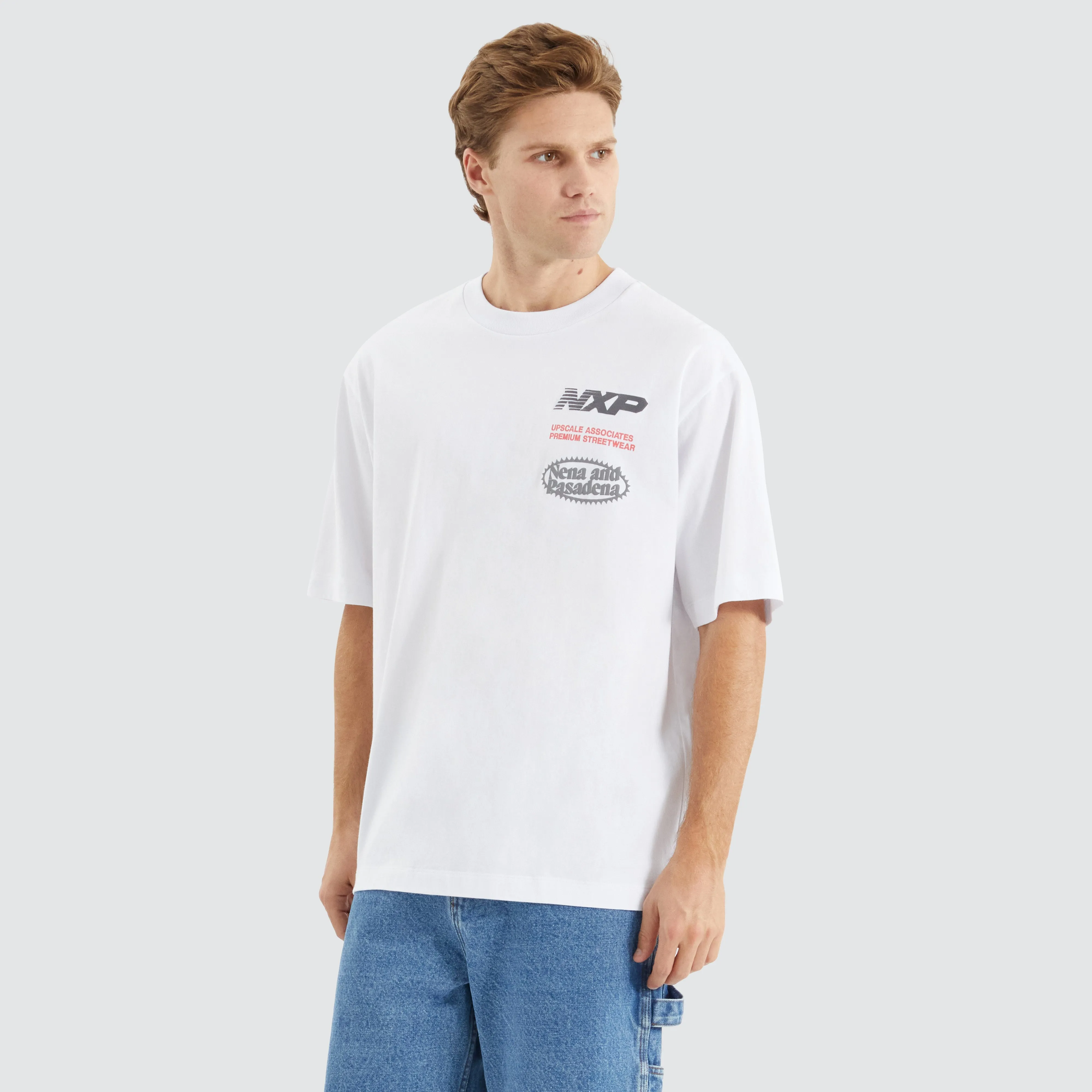 Agile Oversized Tee Optical White sold by Nena and Pasadena product image thumbnail 4